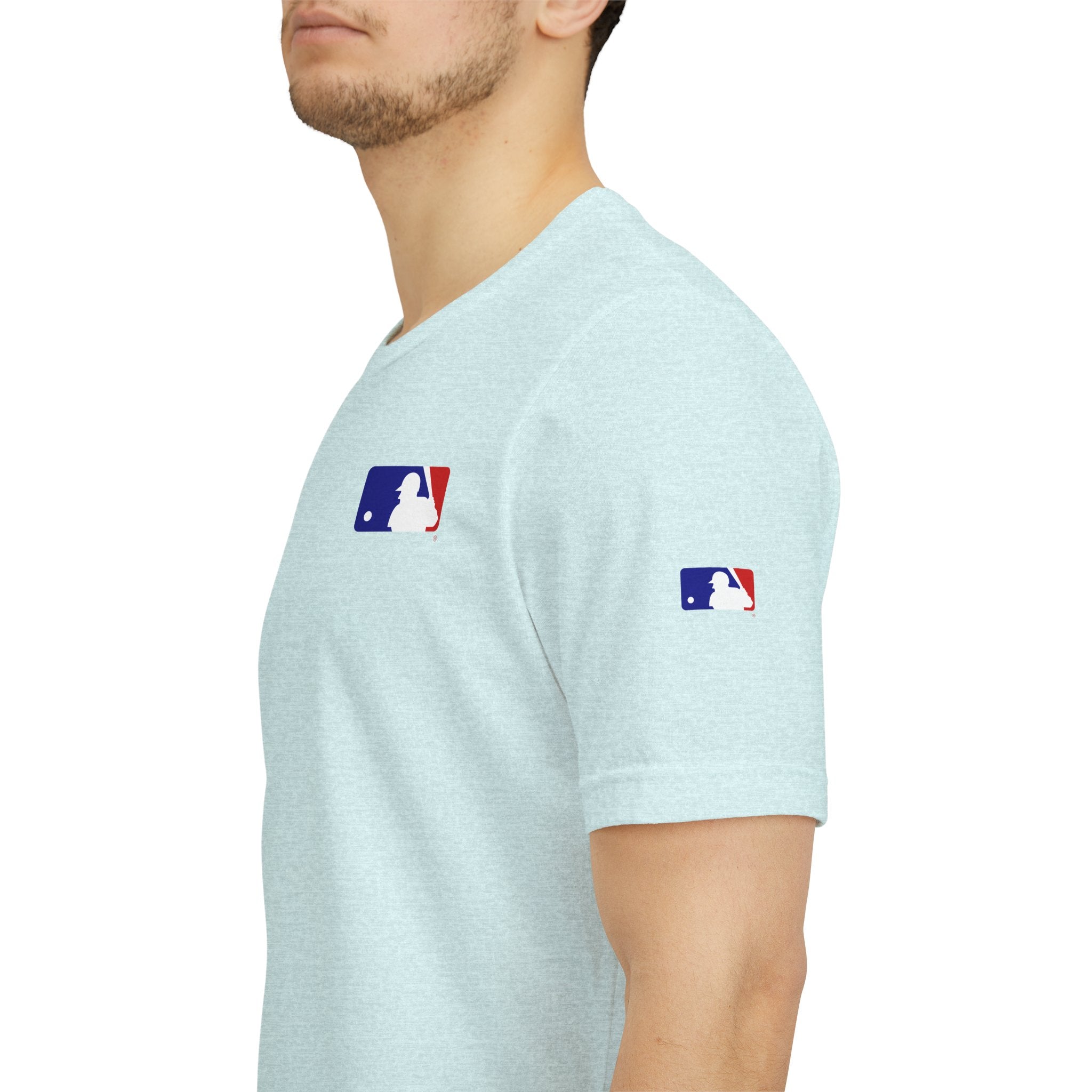Baseball Logo T-Shirt  Minimal Chest Patch Tee