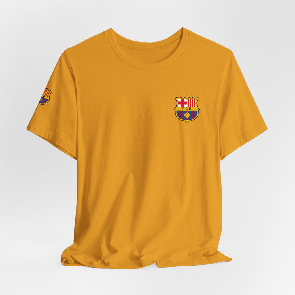 Barcelona Crest T‑Shirt  Minimal Football Fan Tee