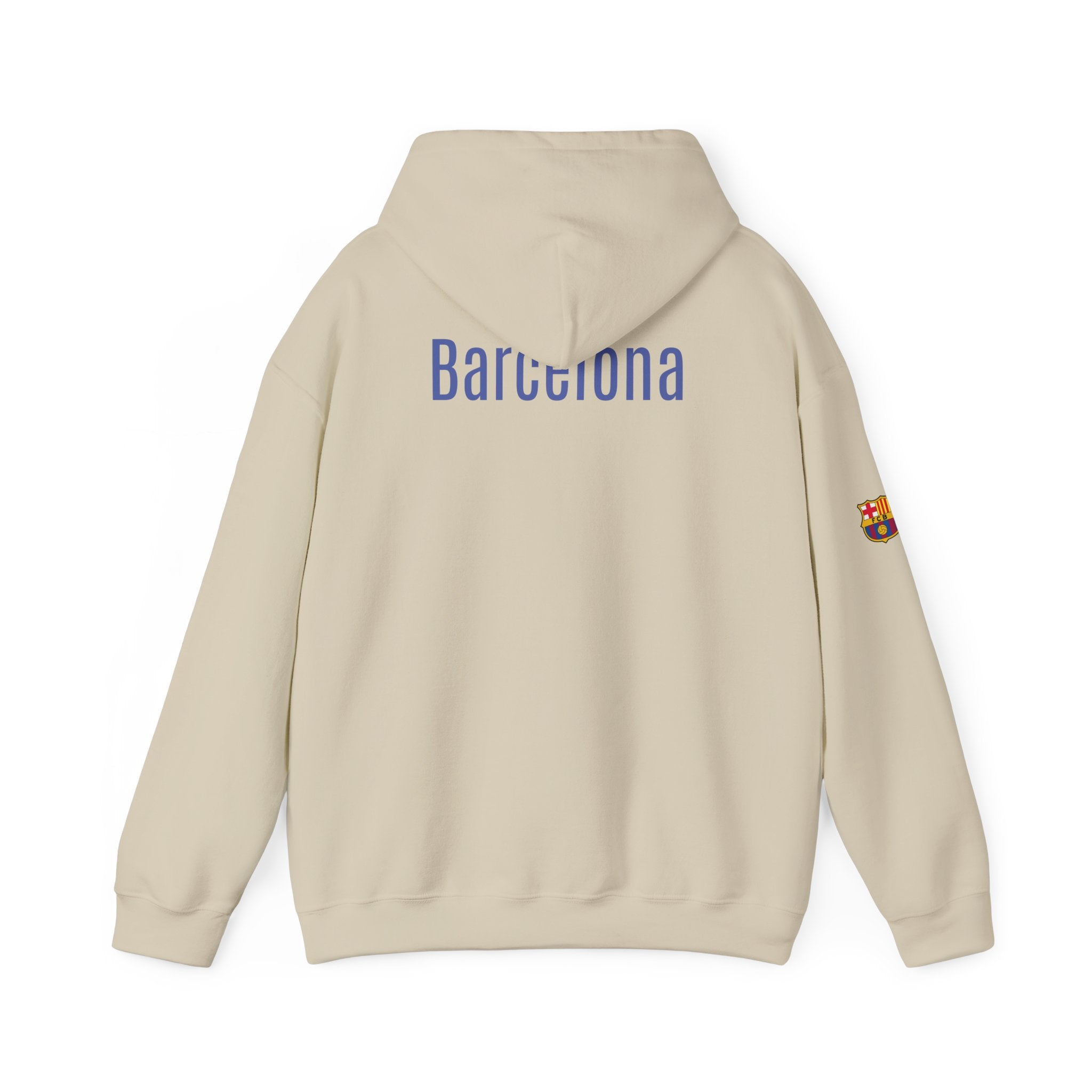 Hoodie  Barcelona Crest Hoodie with Small Badge