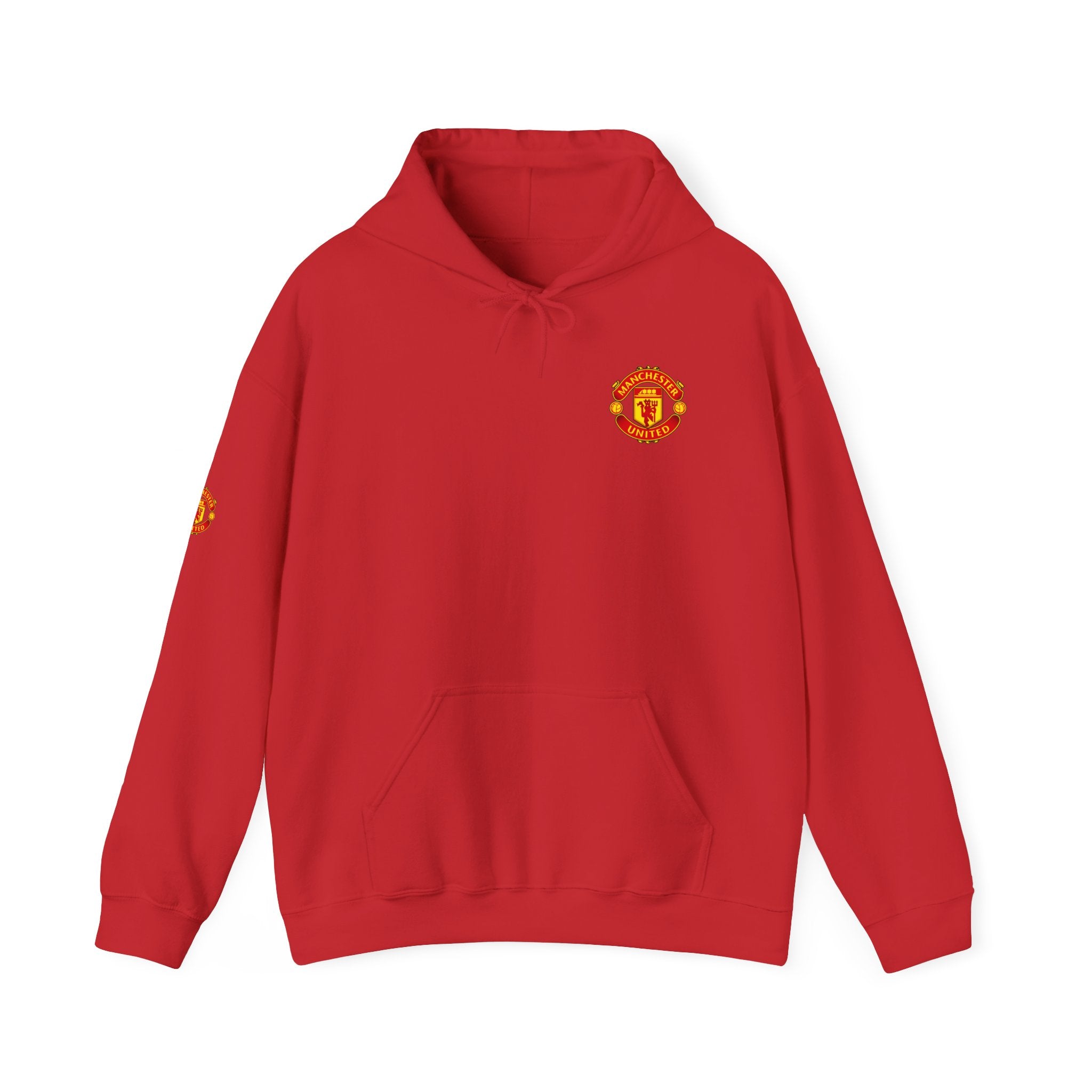 Manchester United FC Logo Hoodie  Minimal Crest Pullover