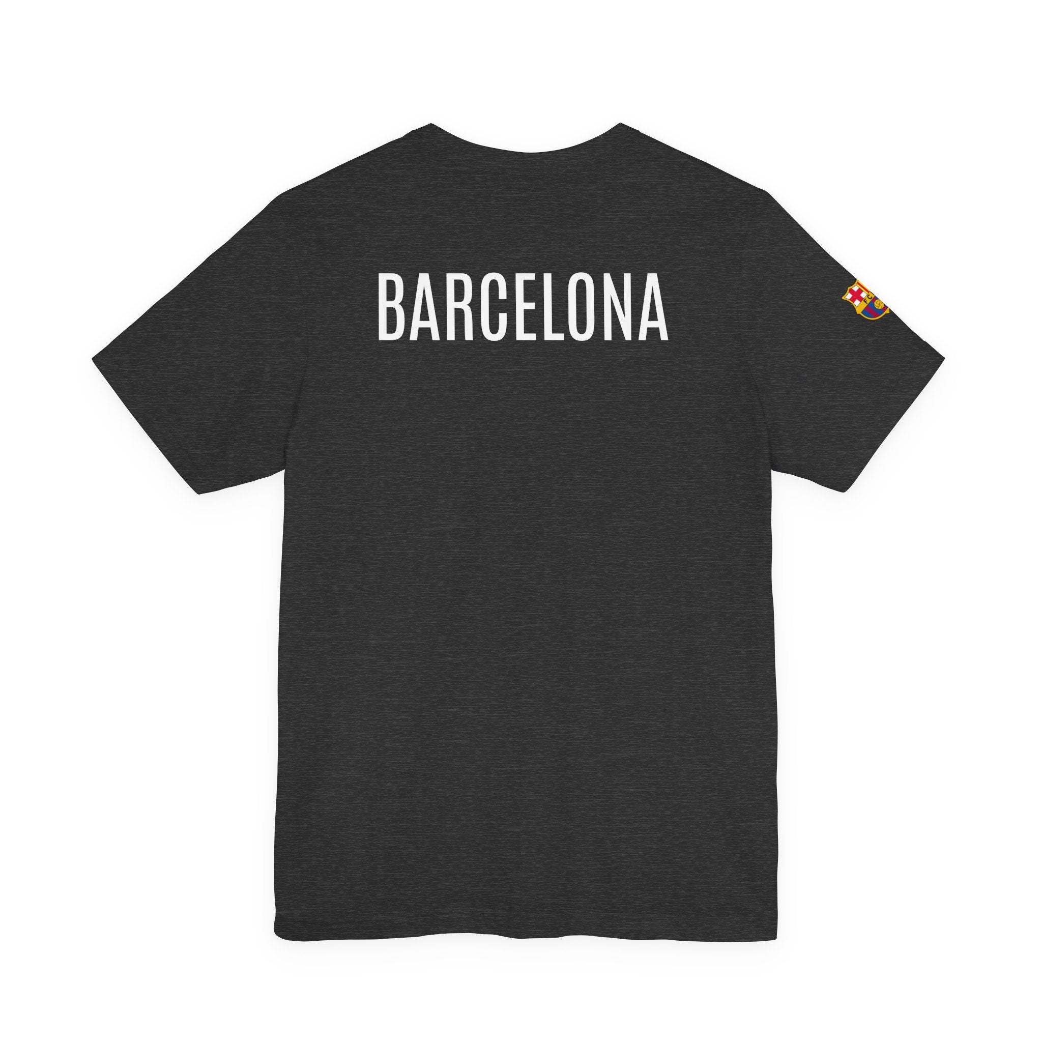 Barcelona Crest T‑Shirt  Minimal Football Fan Tee