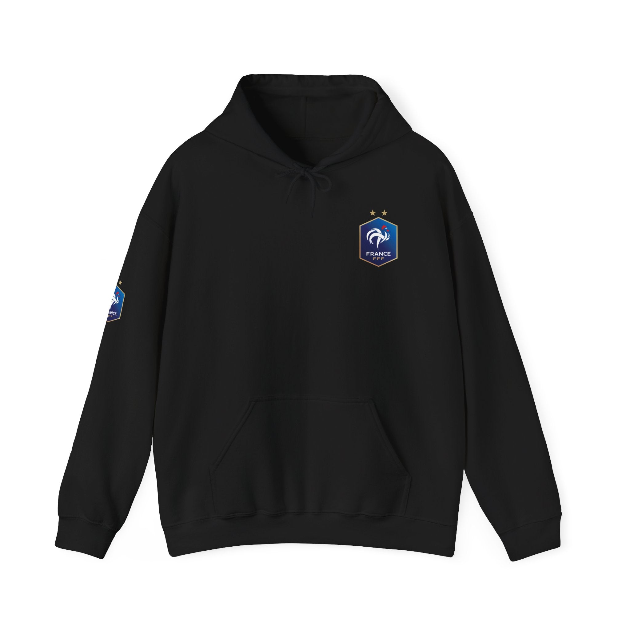 France Logo Hoodie French Crest Pullover with 'FRANCE' Back Print