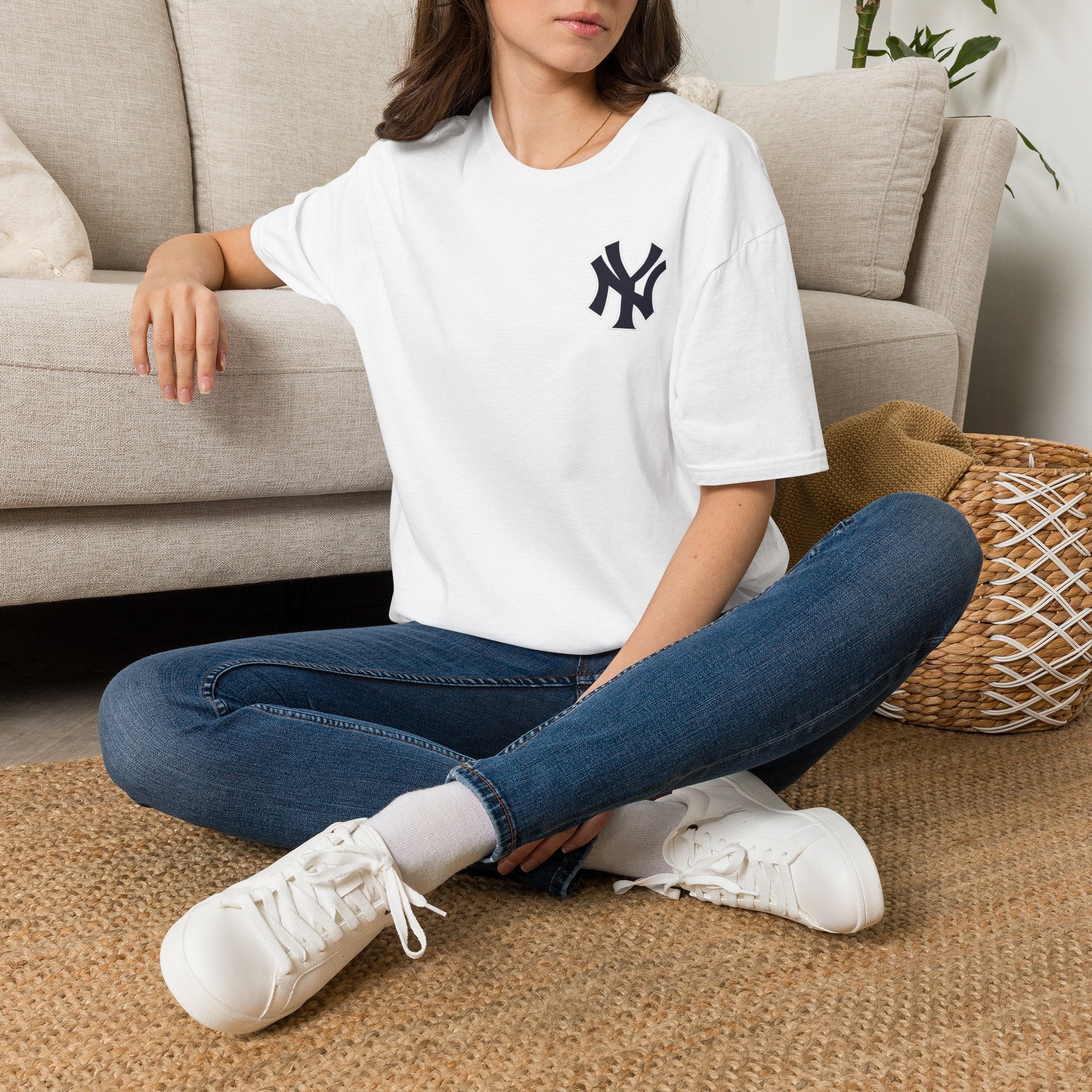 NY Logo T-Shirt | Minimal Baseball Graphic Tee