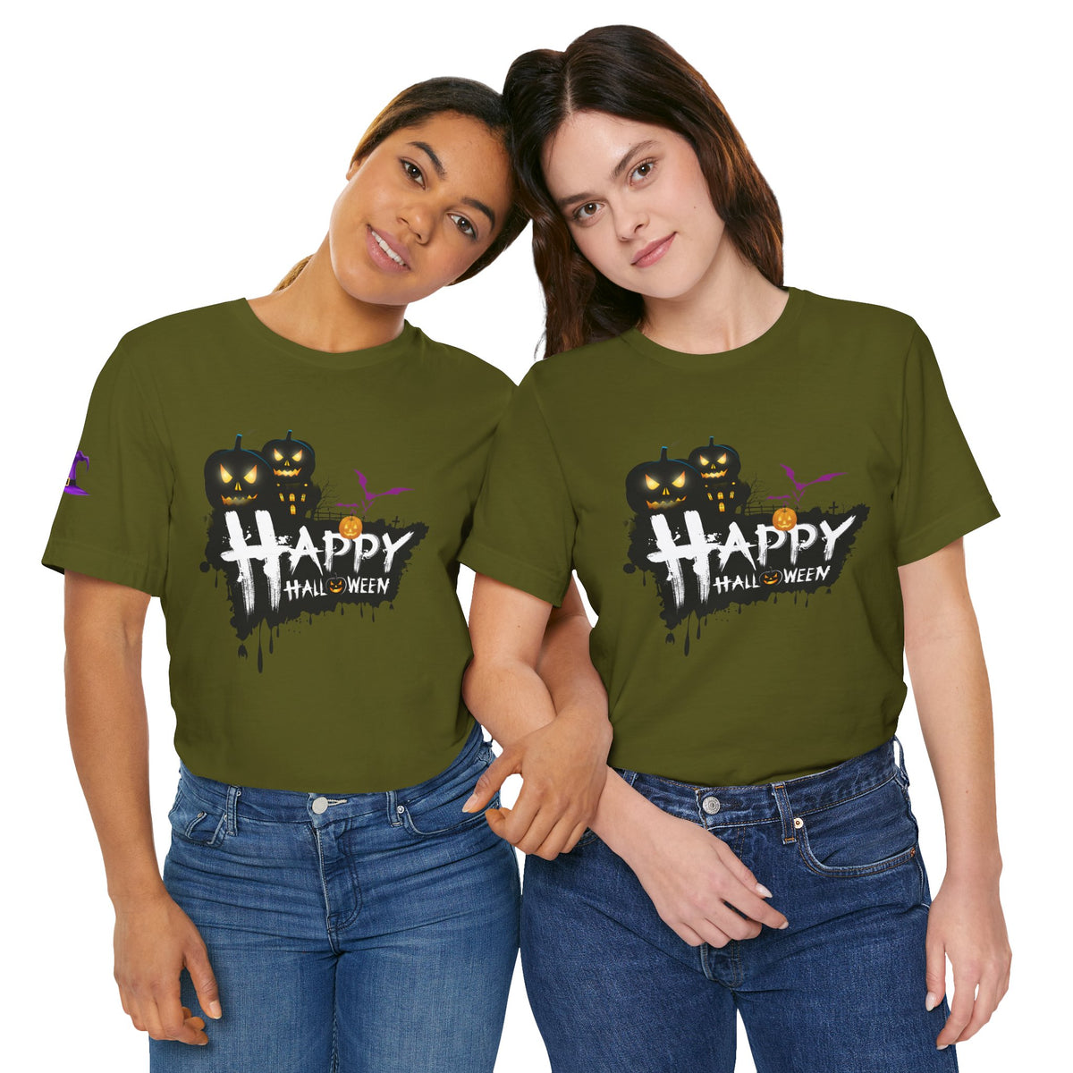 Happy Halloween Pumpkins T‑Shirt