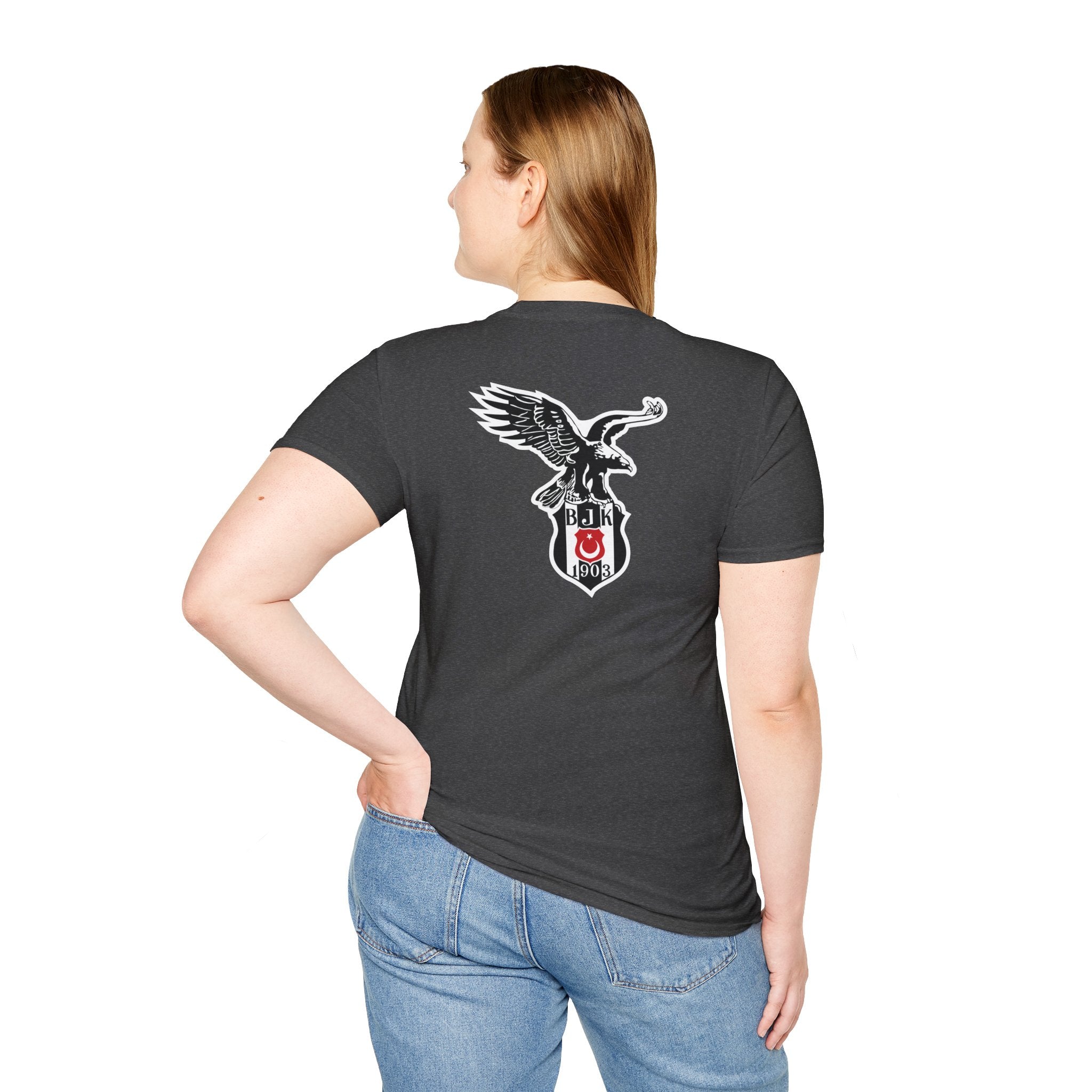 Besiktas Eagle T-Shirt  Football Club Crest Tee soccer jersey