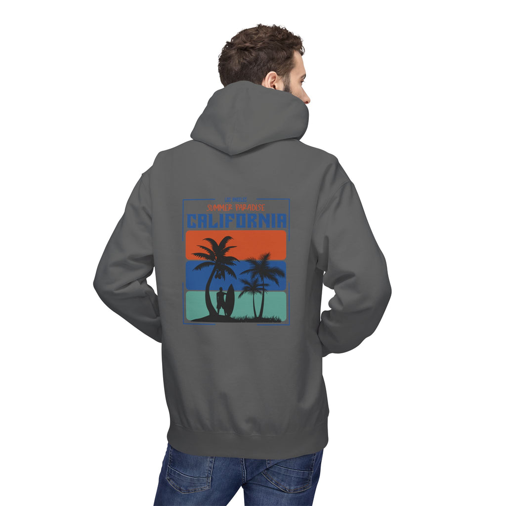 California Sunset Surf Hoodie  Summer Vacation Beach Pullover
