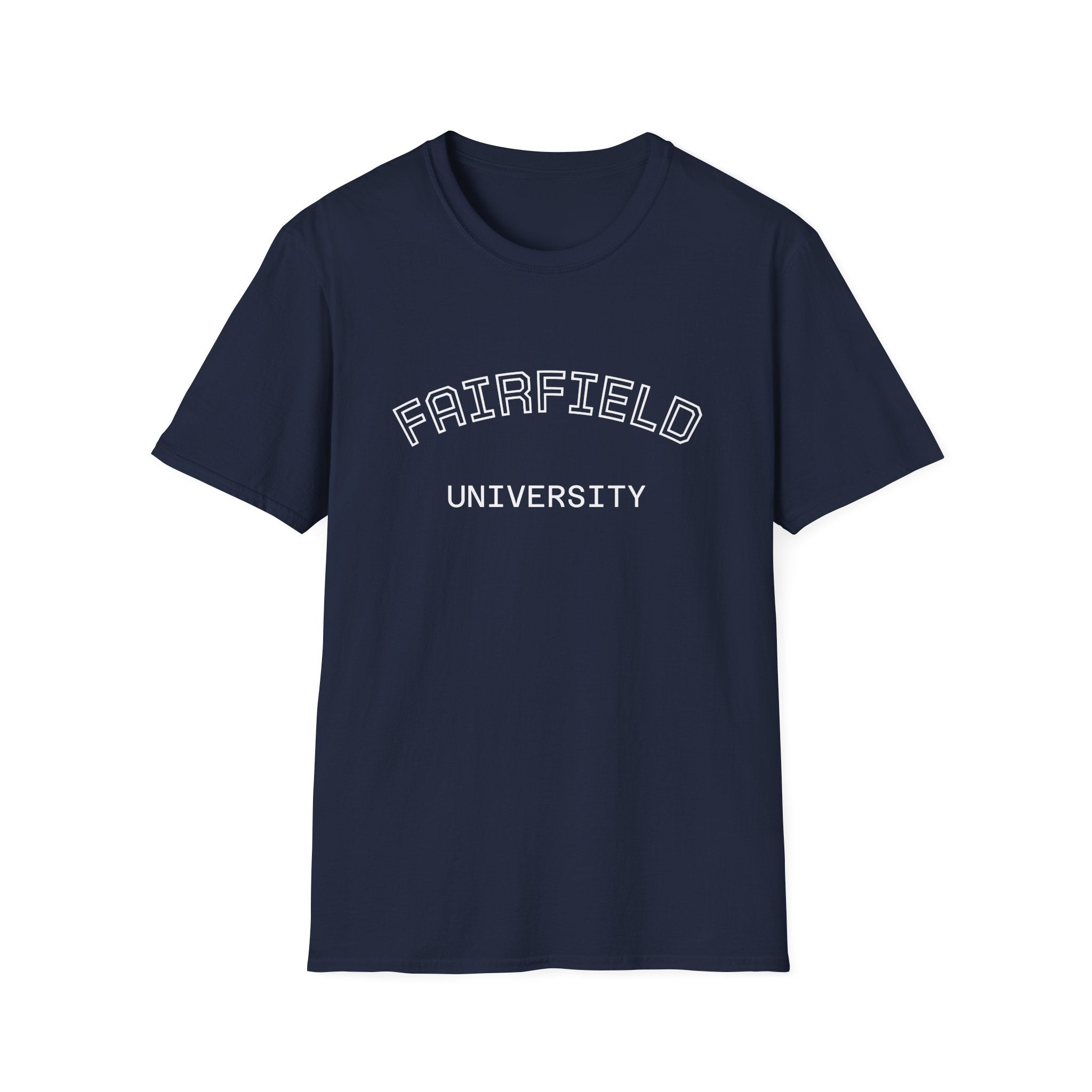 Fairfield University Whale Tee - Unisex Softstyle T-Shirt for Students, Casual Wear, Gift, Graduation, College Apparel