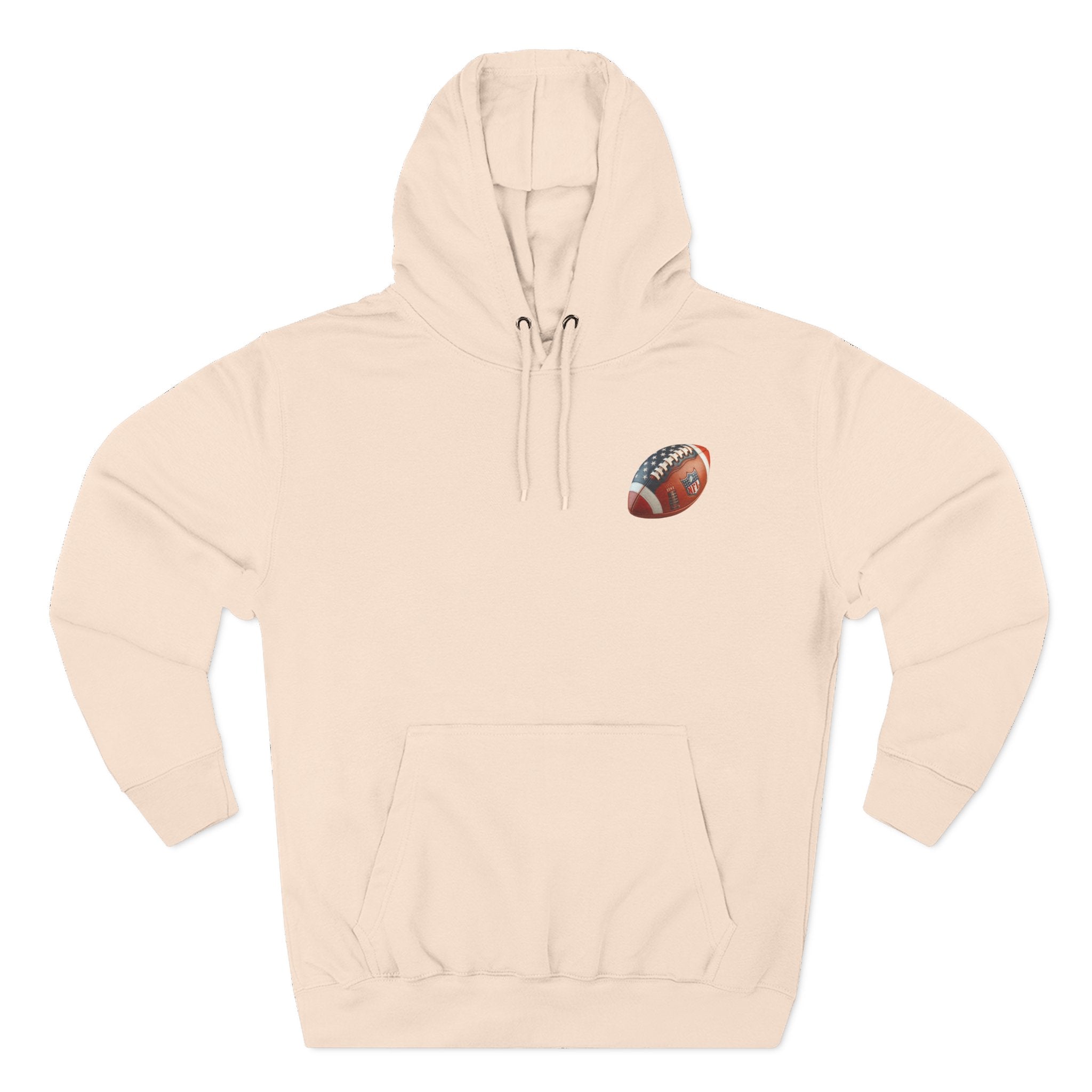 Football Helmet Skull Hoodie  Graphic Fleece Pullover for Fans