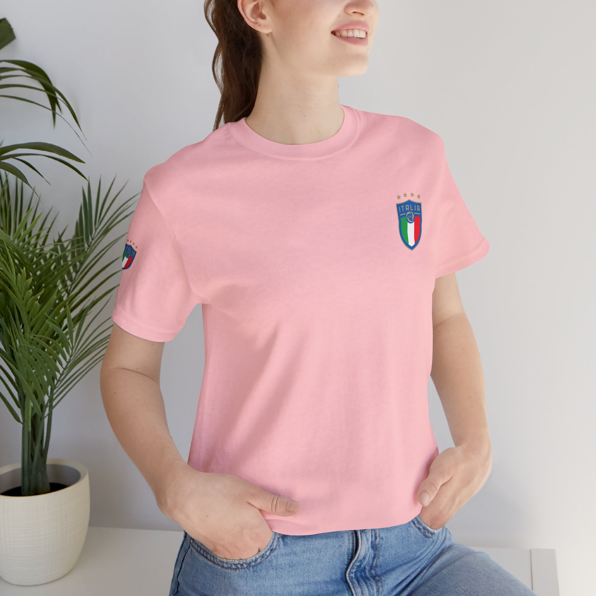 Italy Crest Tee  Italian Flag Shield T-Shirt