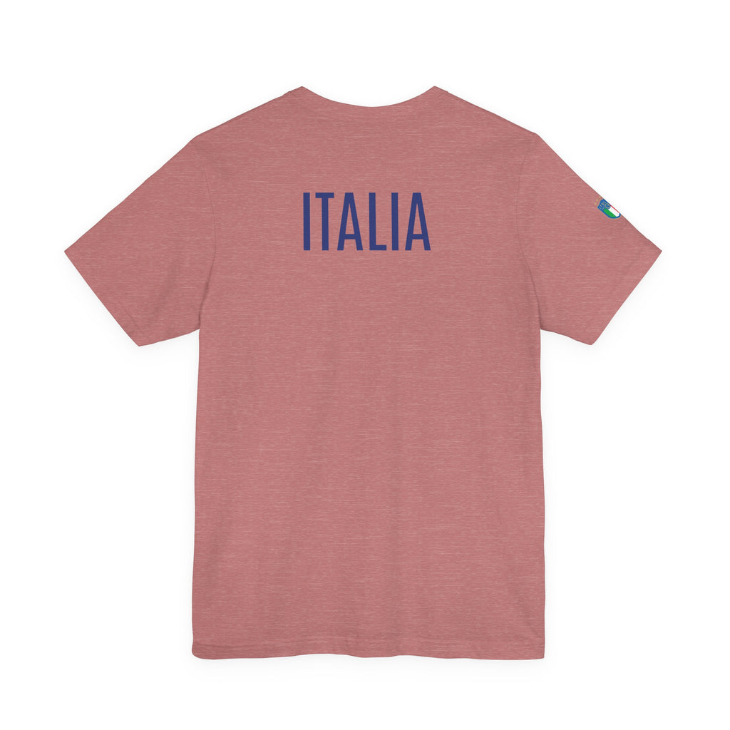 Italy Crest Tee  Italian Flag Shield T-Shirt