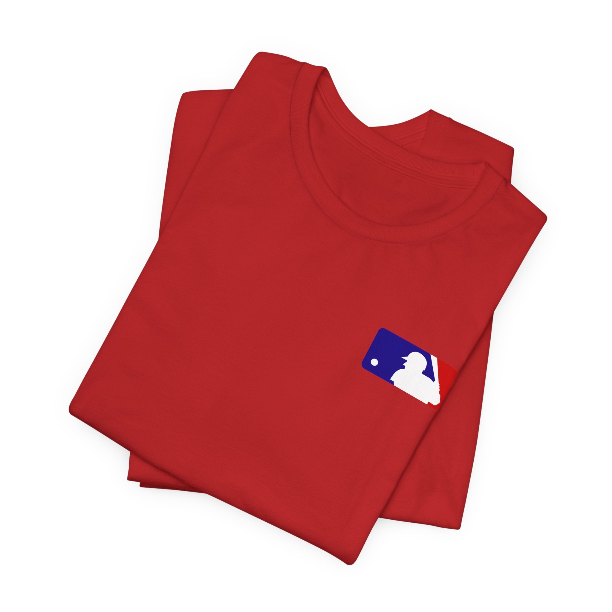 Baseball Logo T-Shirt  Minimal Chest Patch Tee