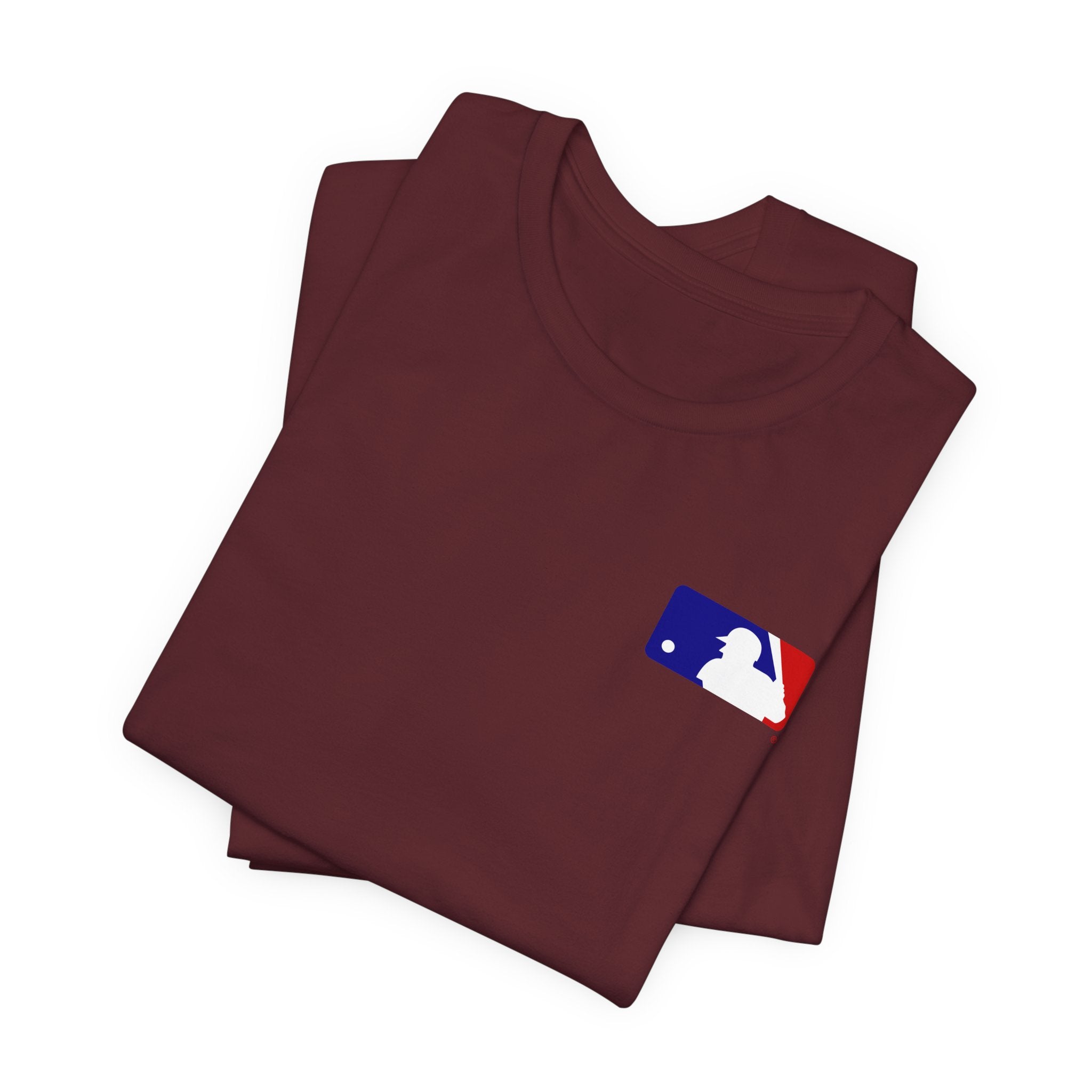Baseball Logo T-Shirt  Minimal Chest Patch Tee