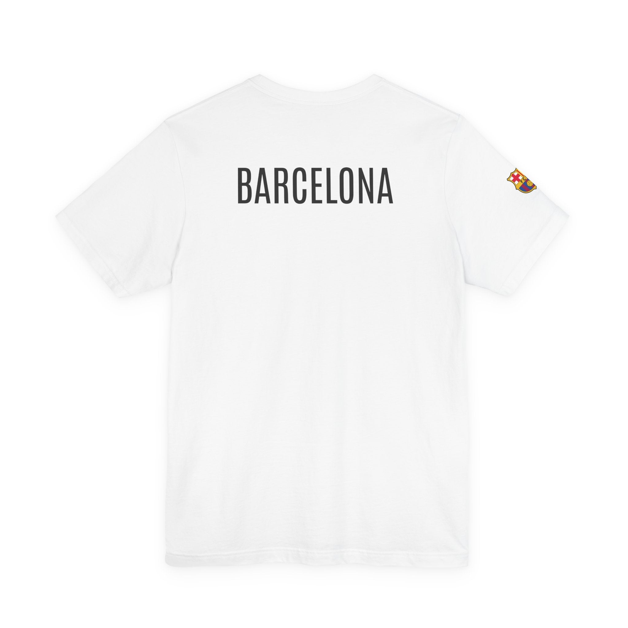 Barcelona Crest T‑Shirt  Minimal Football Fan Tee