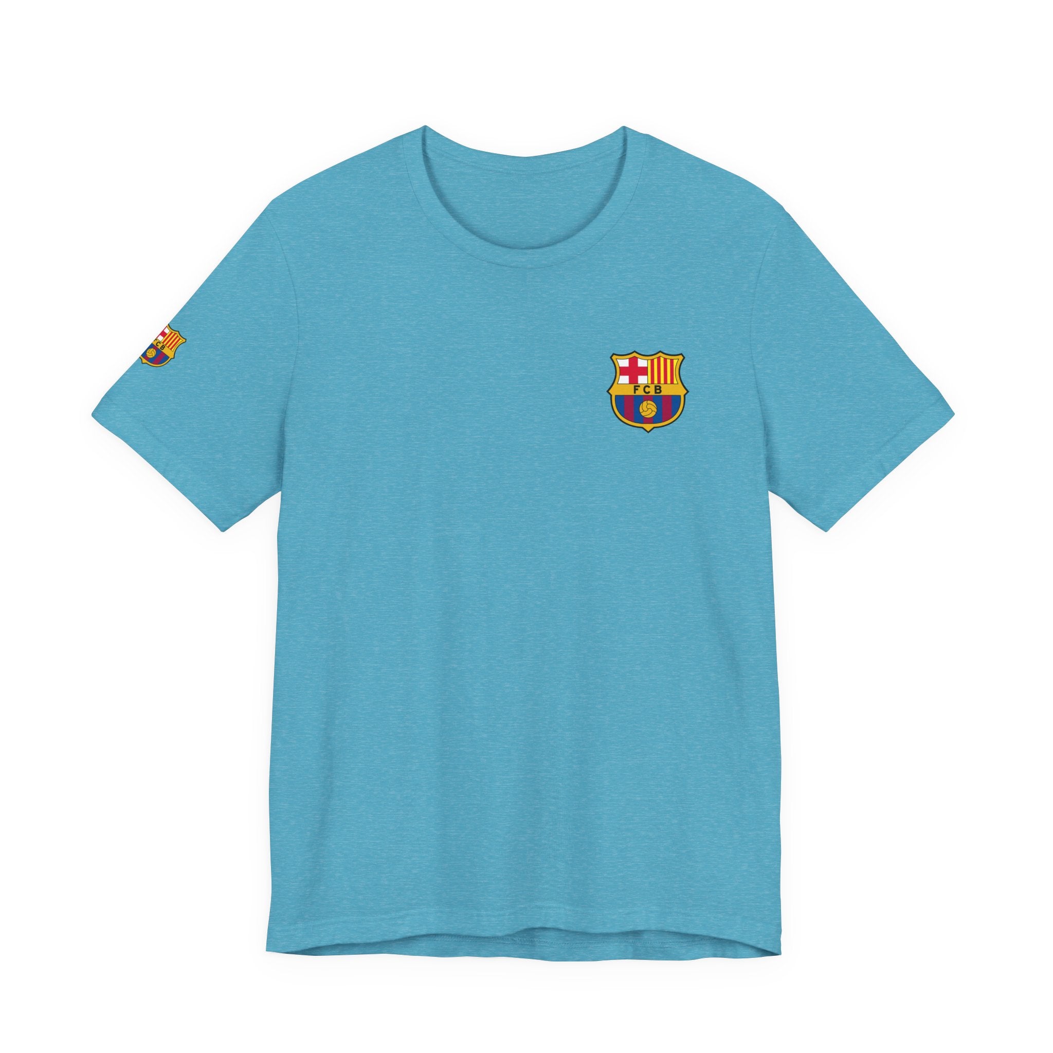 Barcelona Crest T‑Shirt  Minimal Football Fan Tee