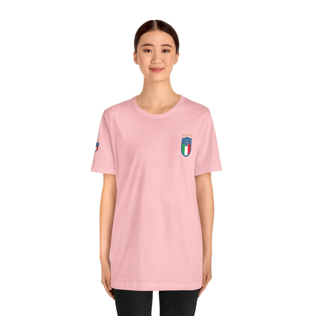 Italy Crest Tee  Italian Flag Shield T-Shirt