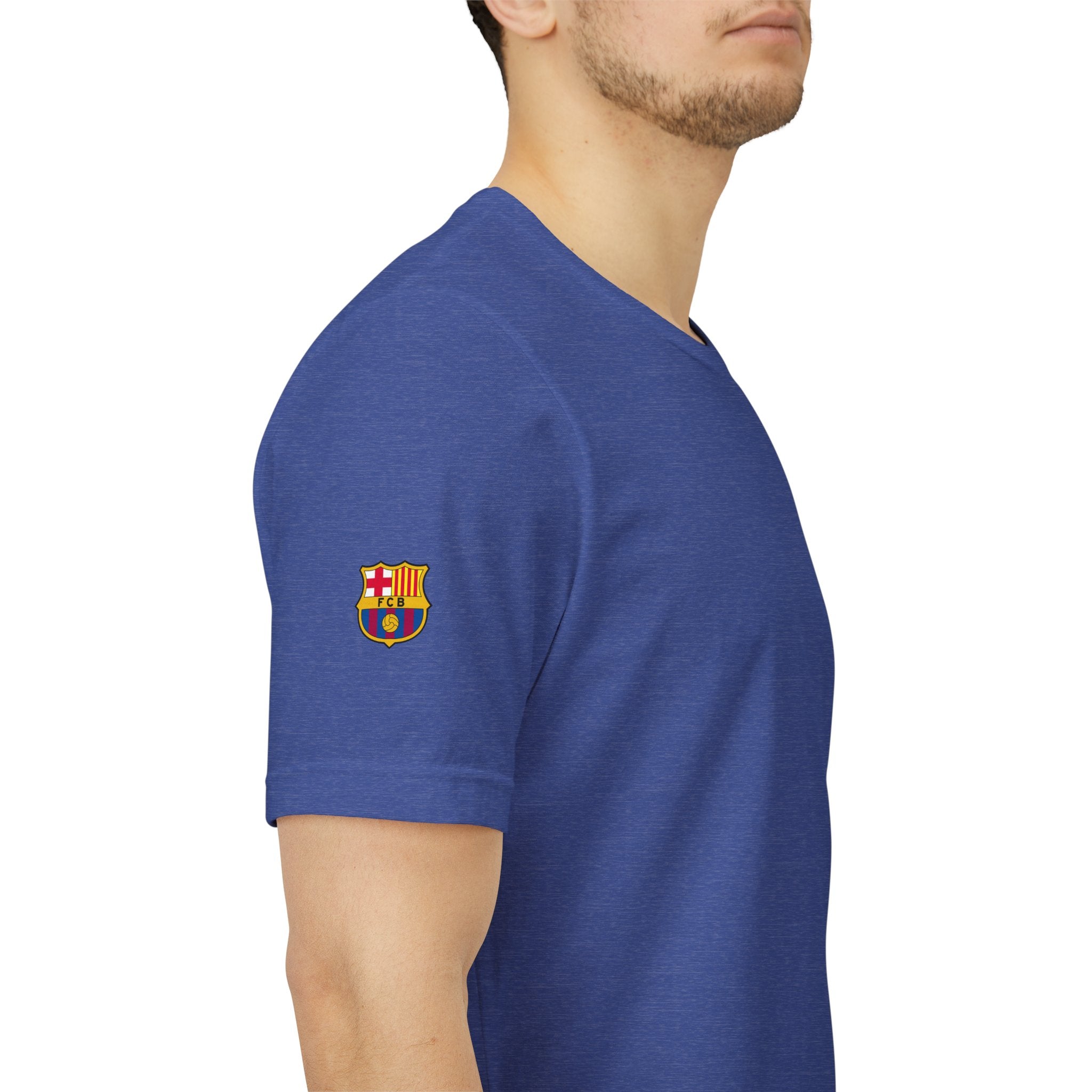 Barcelona Crest T‑Shirt  Minimal Football Fan Tee