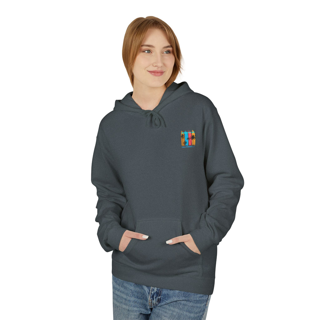California Sunset Surf Hoodie  Summer Vacation Beach Pullover