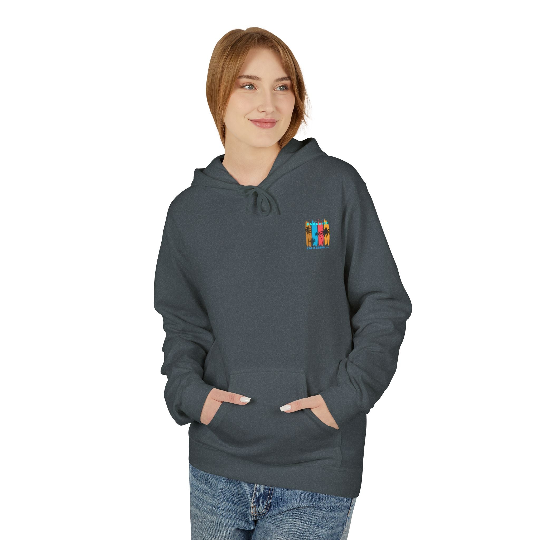 California Sunset Surf Hoodie  Summer Vacation Beach Pullover