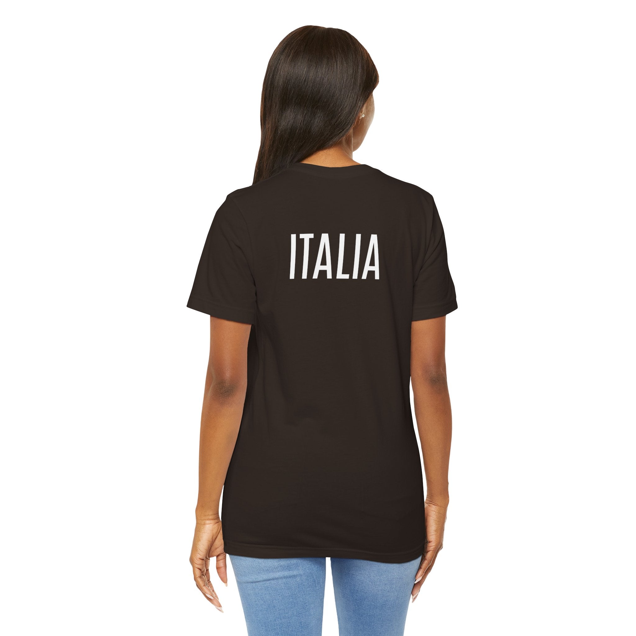 Italy Crest Tee  Italian Flag Shield T-Shirt