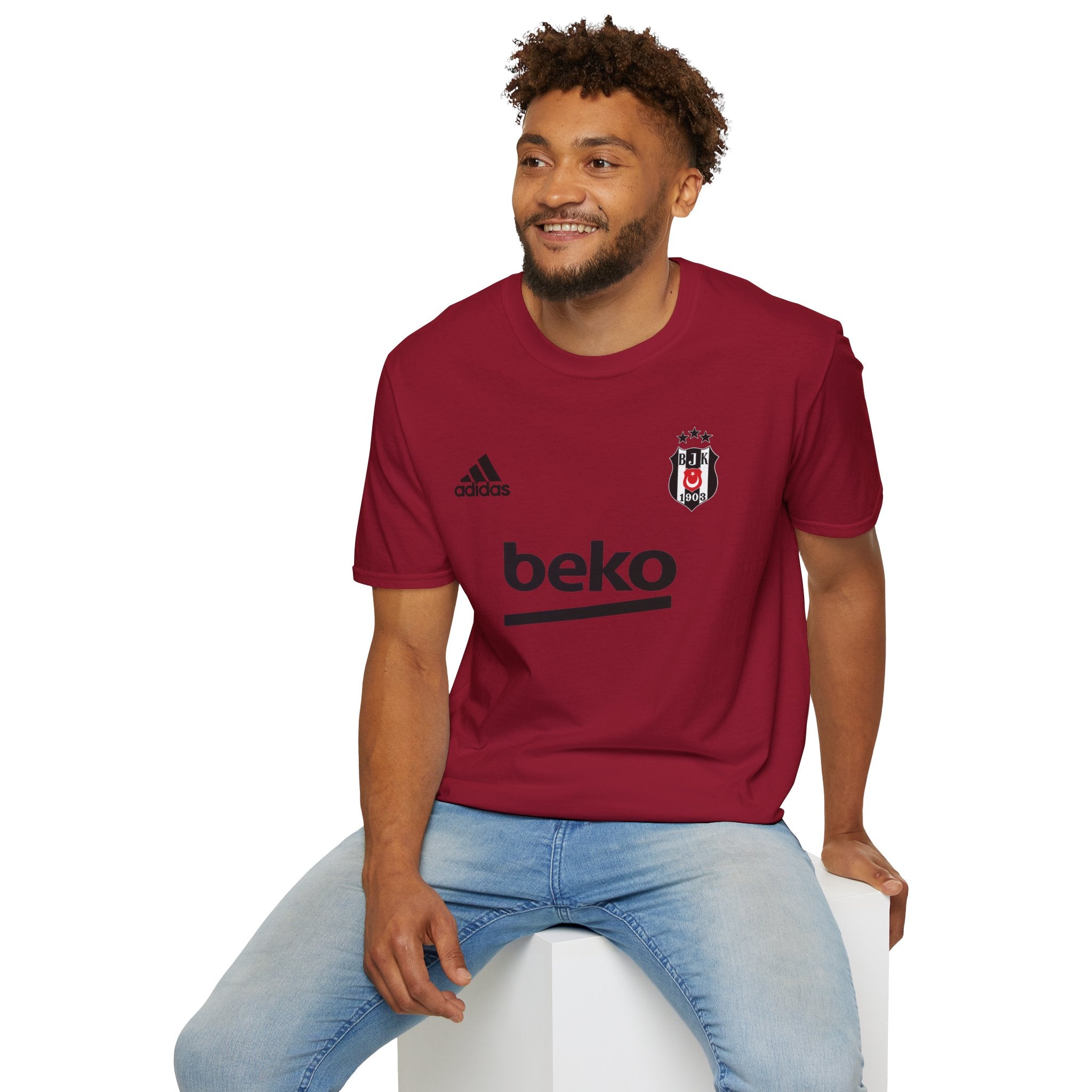 Besiktas Eagle T-Shirt  Football Club Crest Tee soccer jersey
