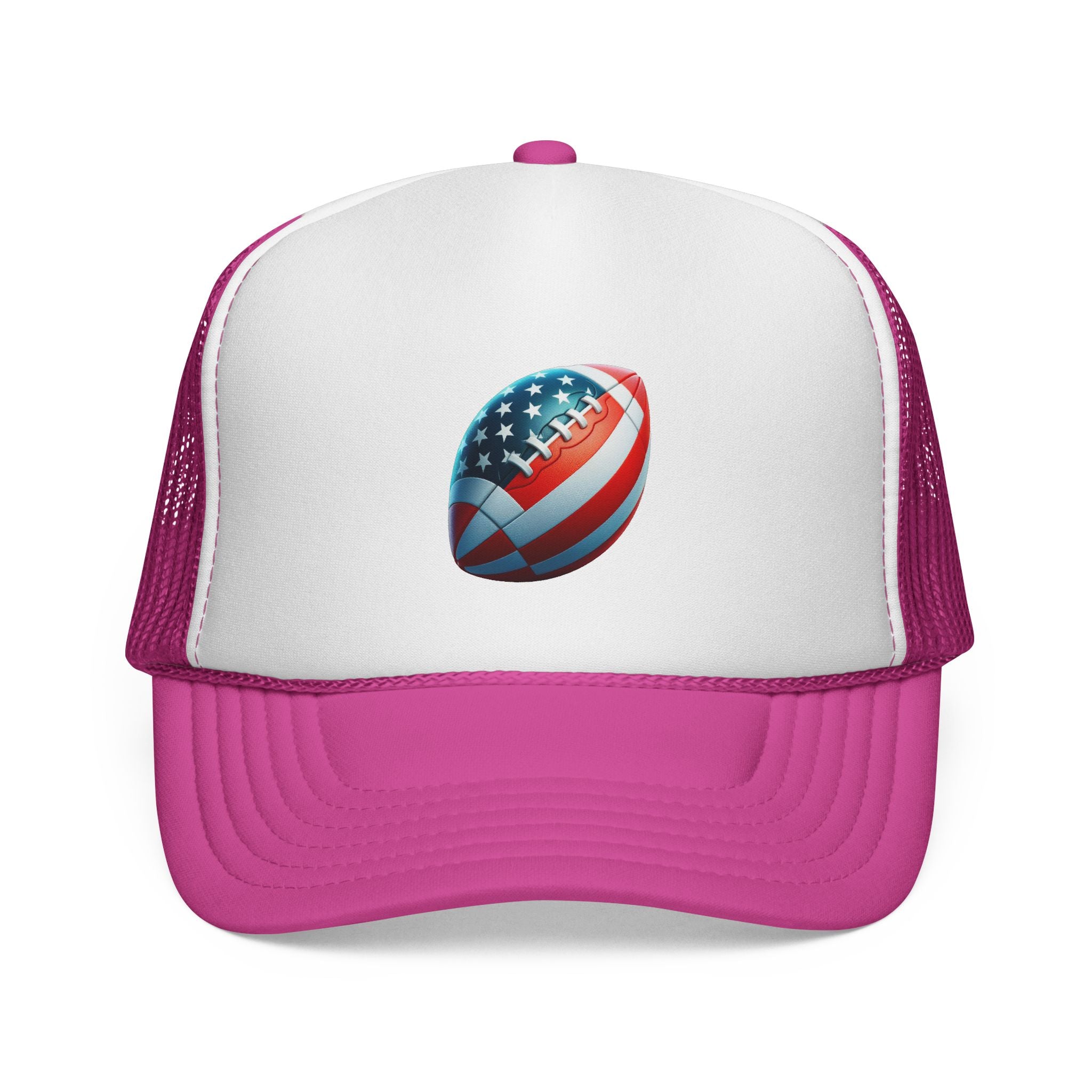 American Football Trucker Cap  Retro Gridiron Hat