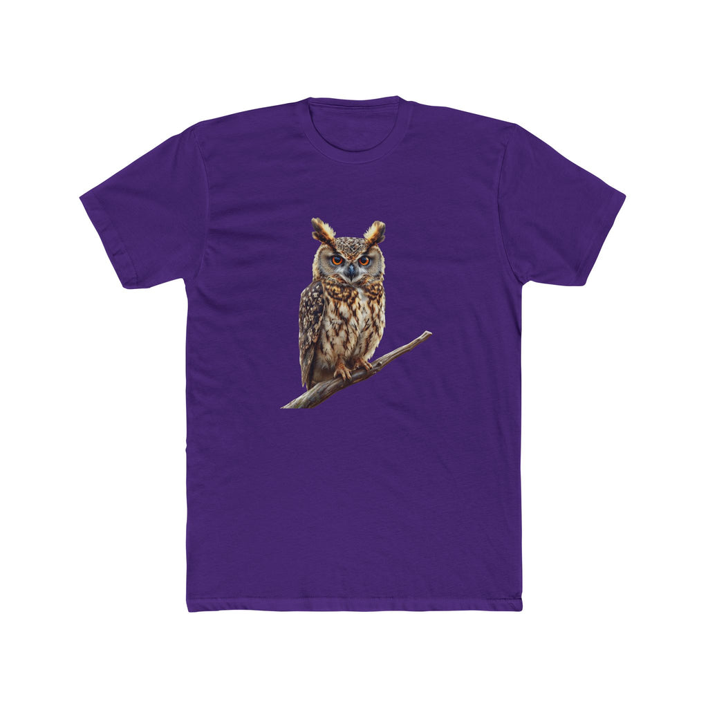 Great Horned Owl Illustration T-Shirt | Wildlife Bird Tee