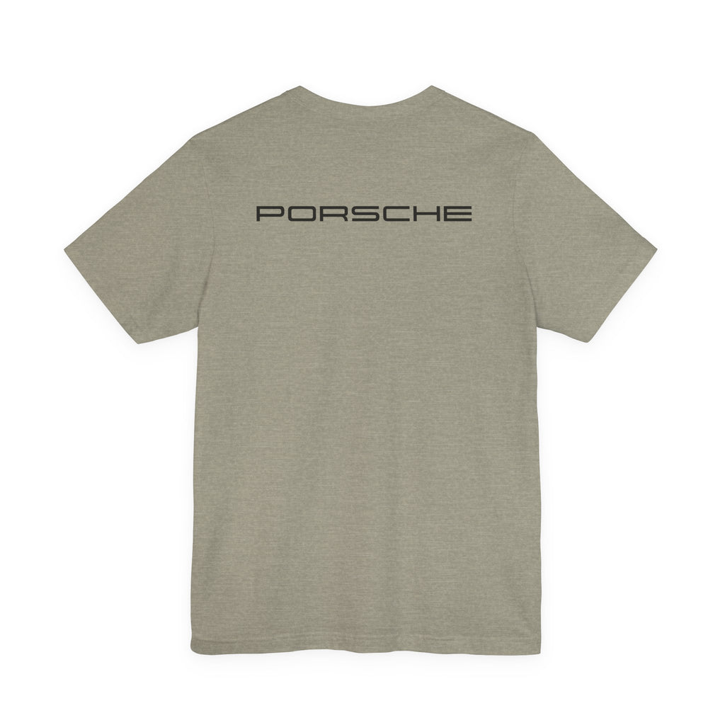Porsche Crest Tee — Classic Logo Short Sleeve Shirt