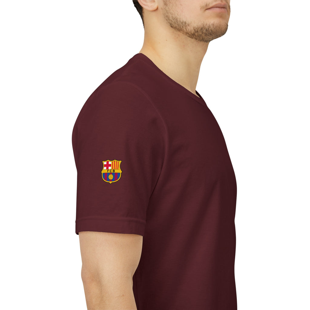 Barcelona Crest T‑Shirt  Minimal Football Fan Tee