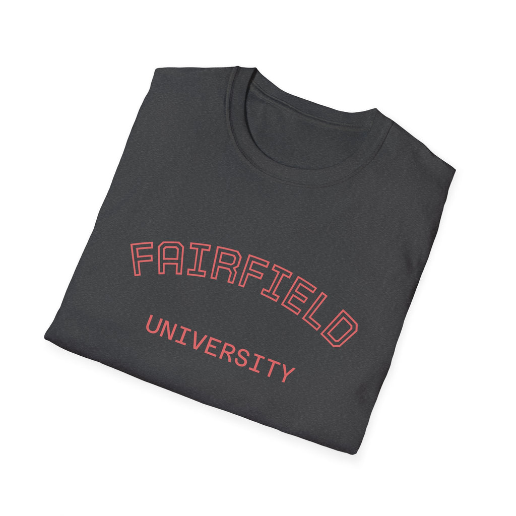 Fairfield University Whale Tee - Unisex Softstyle T-Shirt for Students, Casual Wear, Gift, Graduation, College Apparel