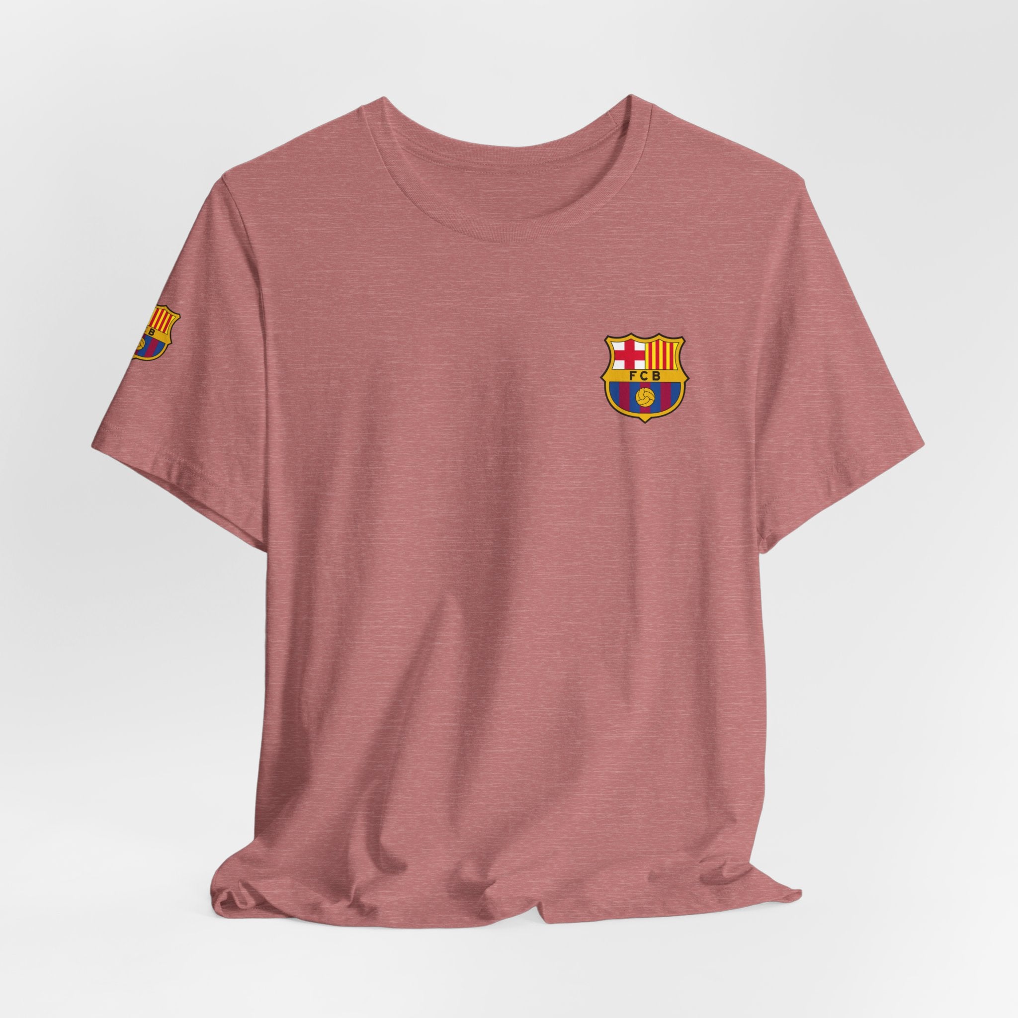 Barcelona Crest T‑Shirt  Minimal Football Fan Tee