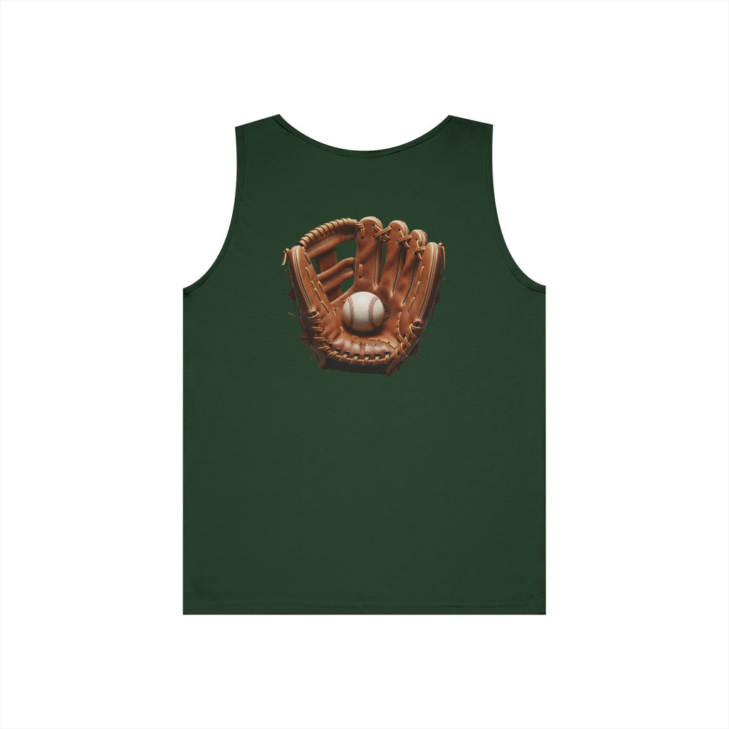 Baseball Glove Tank Top  Vintage Mitt & Ball Graphic