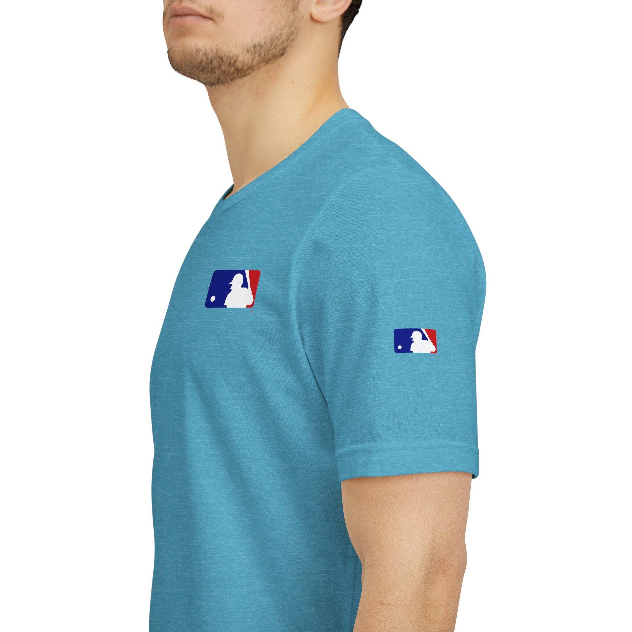 Baseball Logo T-Shirt  Minimal Chest Patch Tee