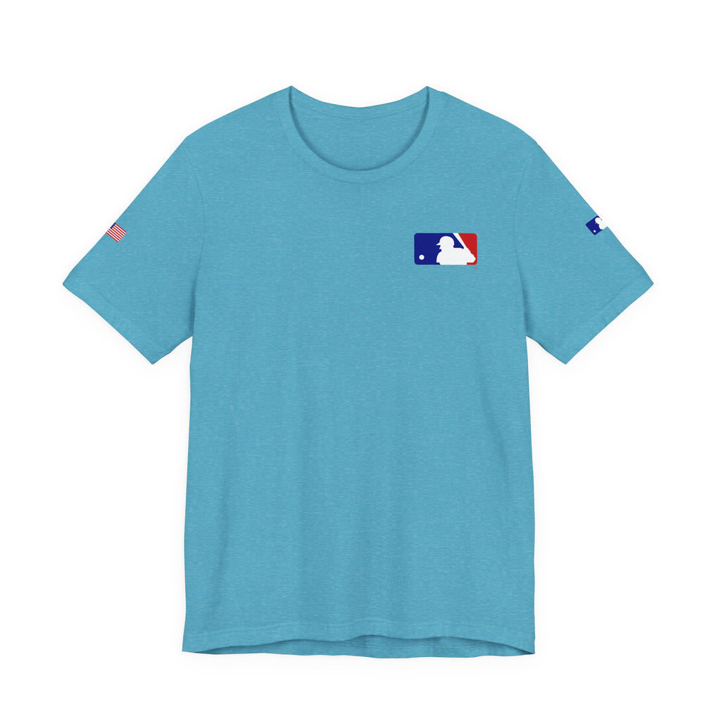 Baseball Logo T-Shirt  Minimal Chest Patch Tee
