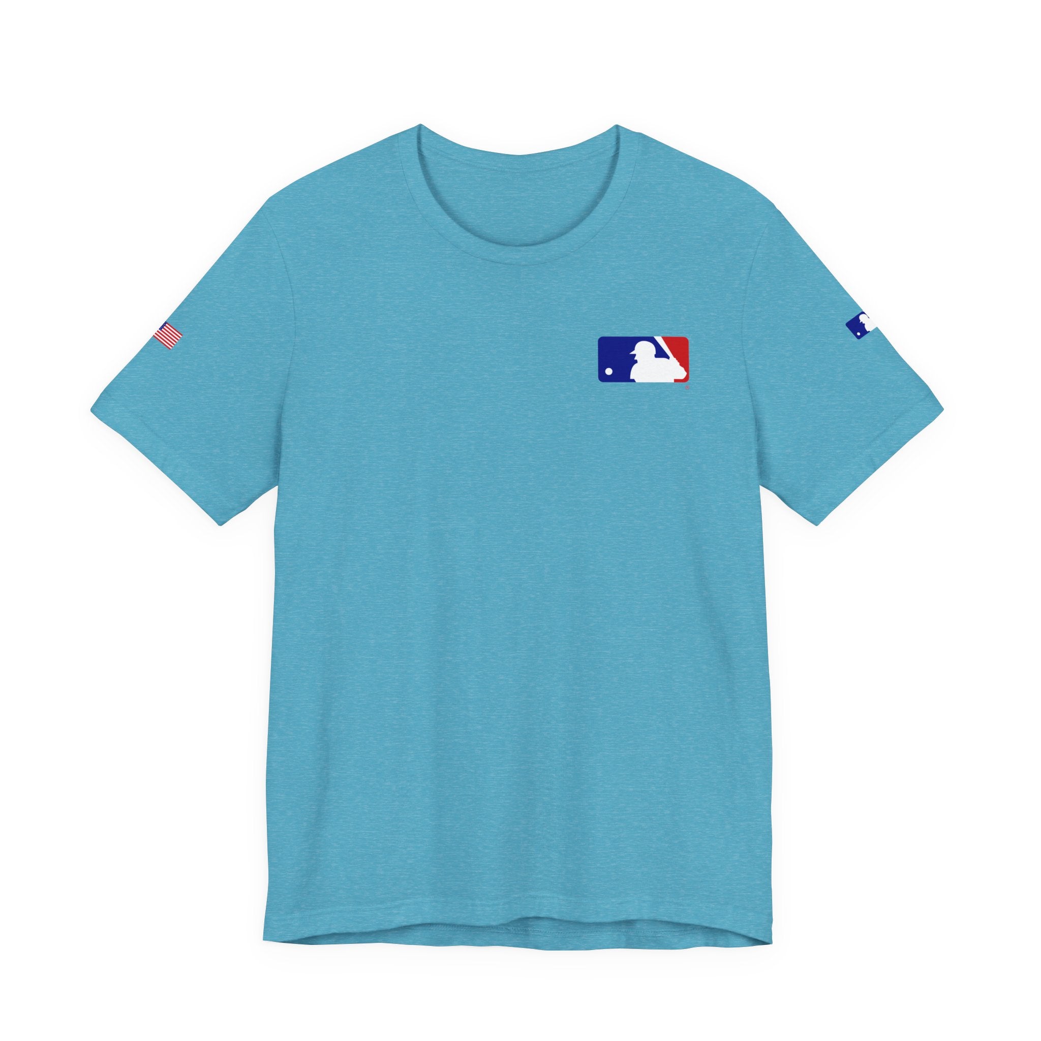 Baseball Logo T-Shirt  Minimal Chest Patch Tee