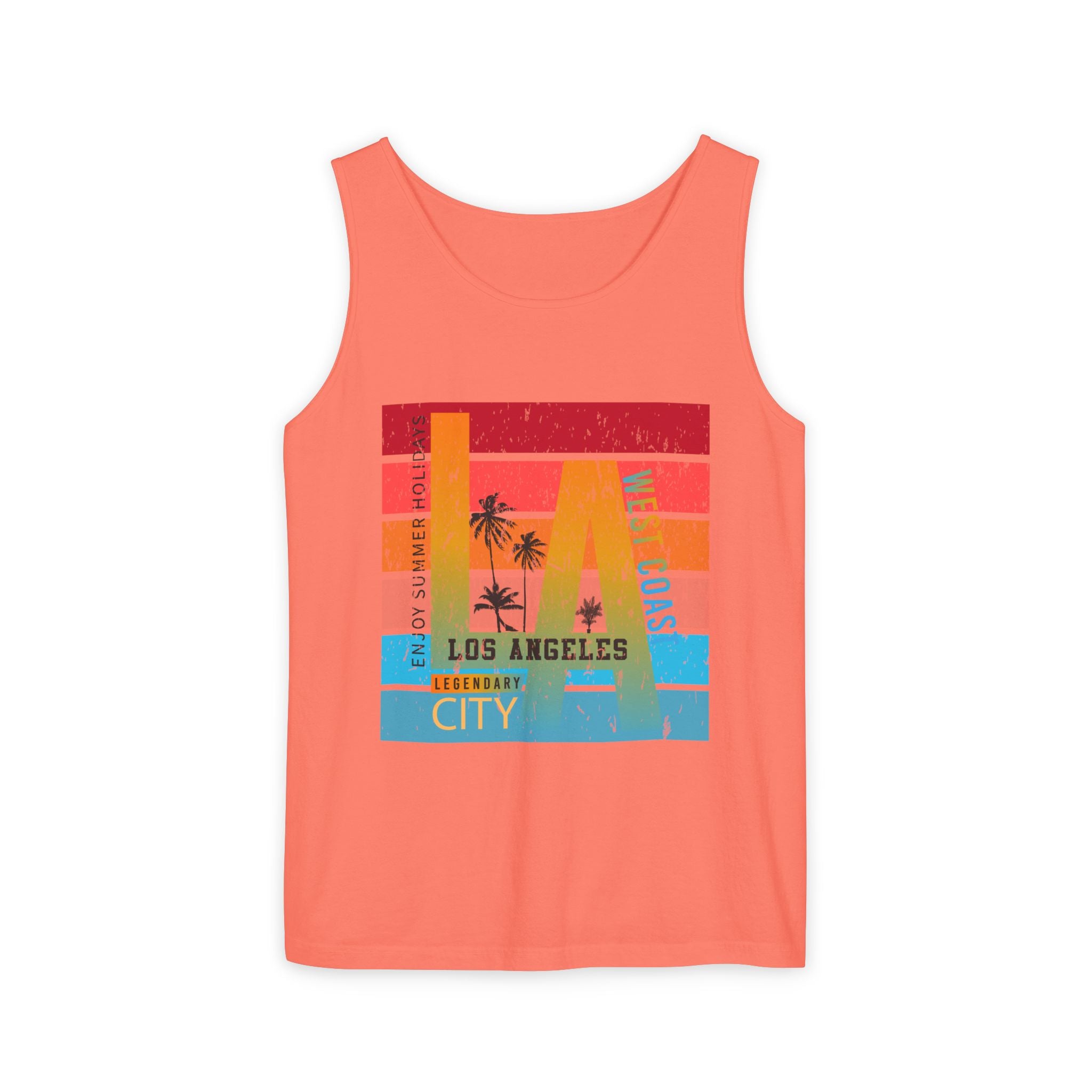 Los Angeles Retro Surf Tank Top Vintage Palm Beach Vibes