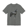 Black Mustang Horse and Classic Mustang Car Tee | Vintage Muscle Car Shirt