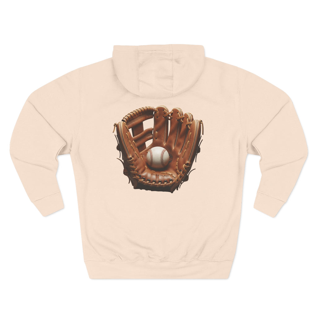 Baseball Glove Hoodie  Vintage Catcher Mitt Graphic Pullover