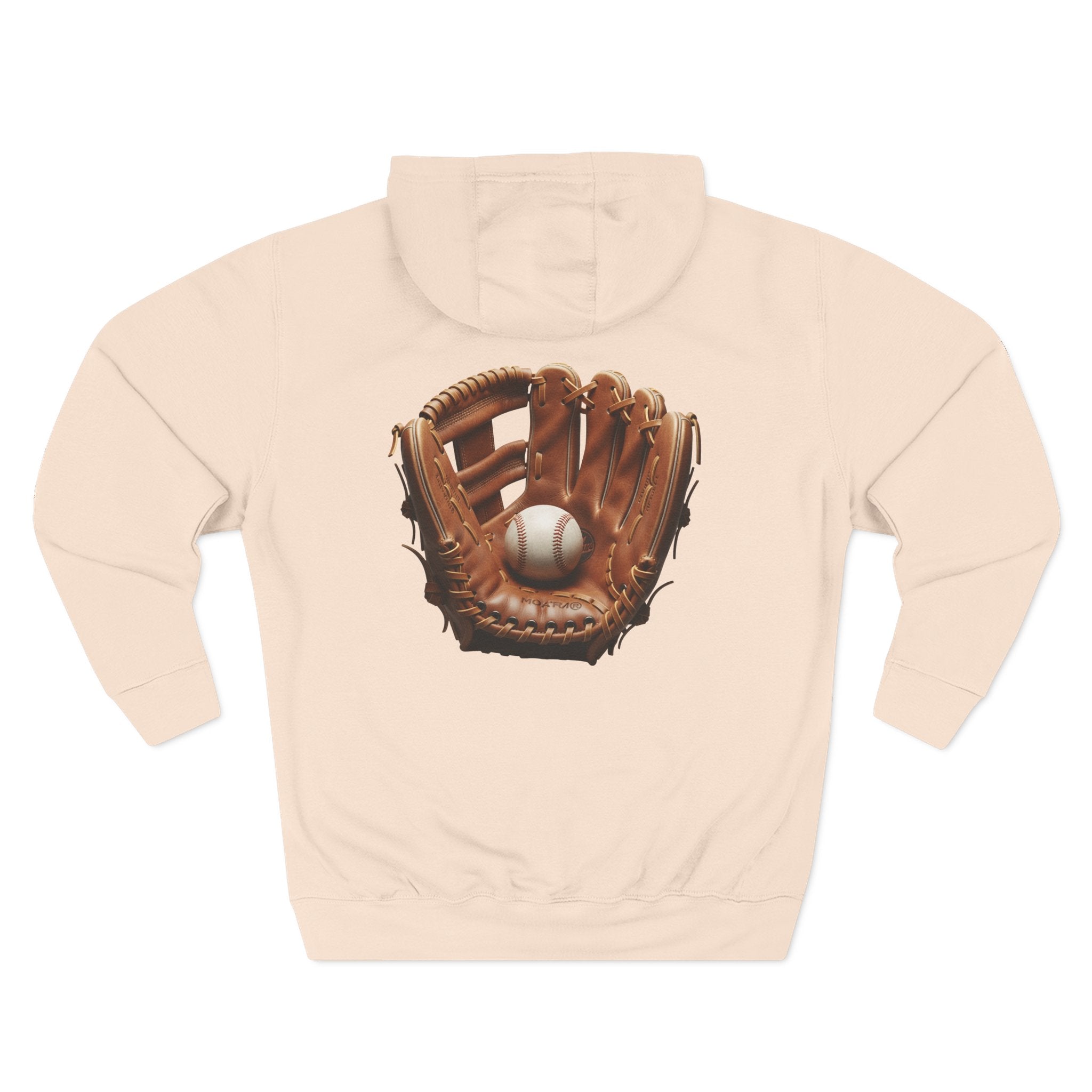 Baseball Glove Hoodie  Vintage Catcher Mitt Graphic Pullover