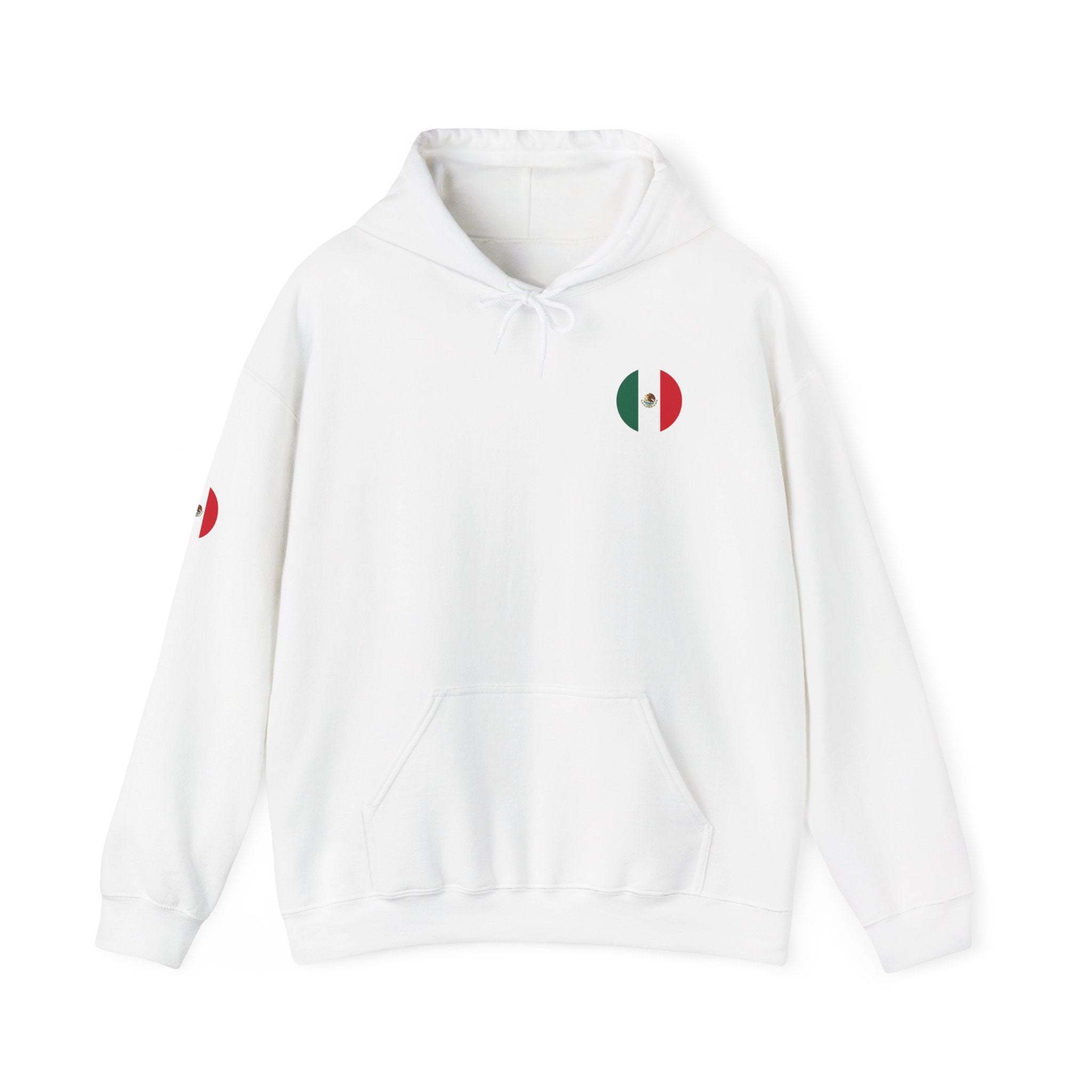 Mexico Flag Hoodie  Minimal Mexican Pride Pullover