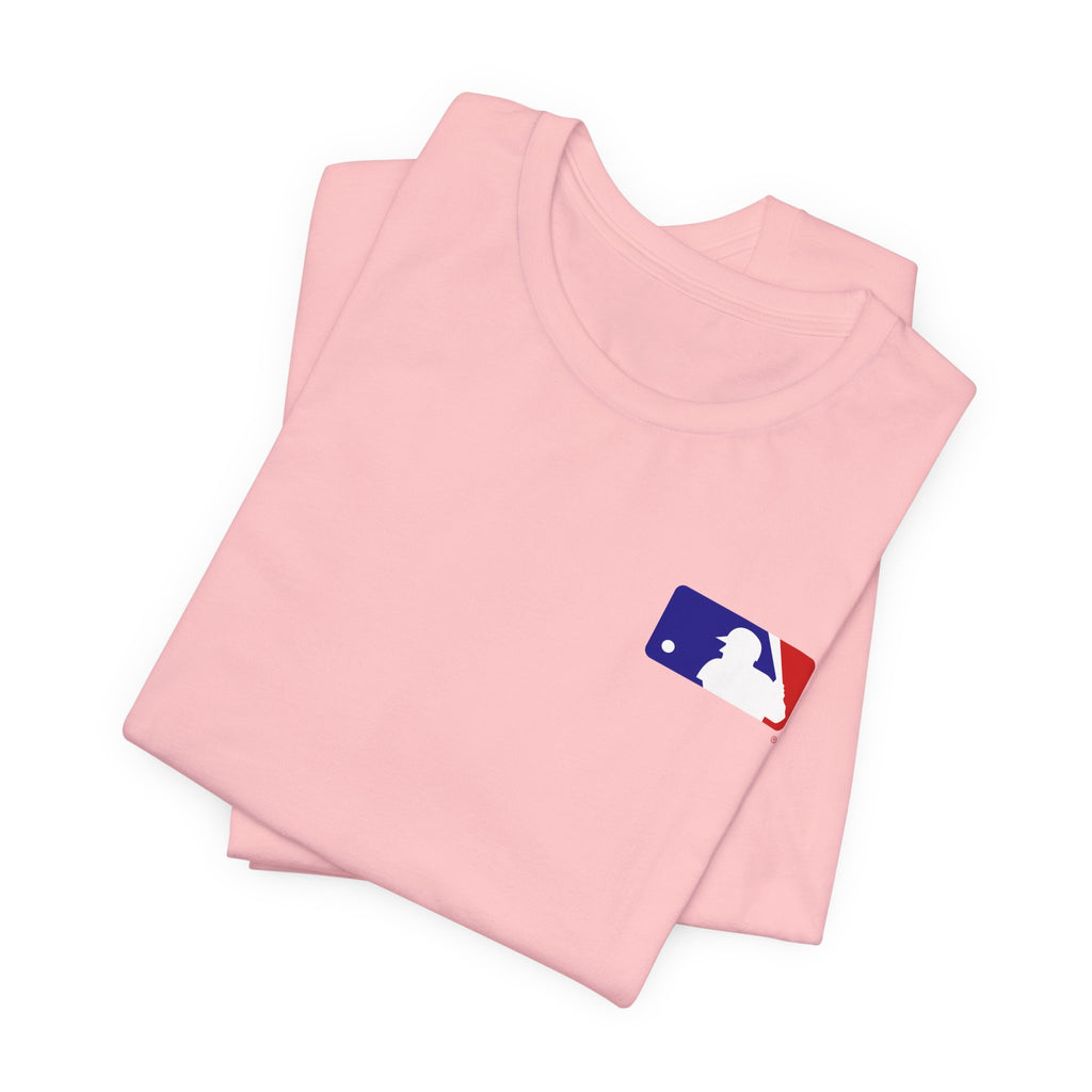Baseball Logo T-Shirt  Minimal Chest Patch Tee