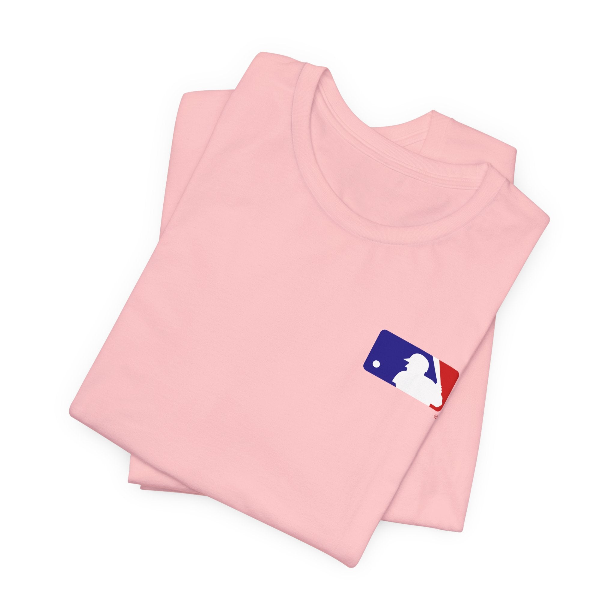 Baseball Logo T-Shirt  Minimal Chest Patch Tee