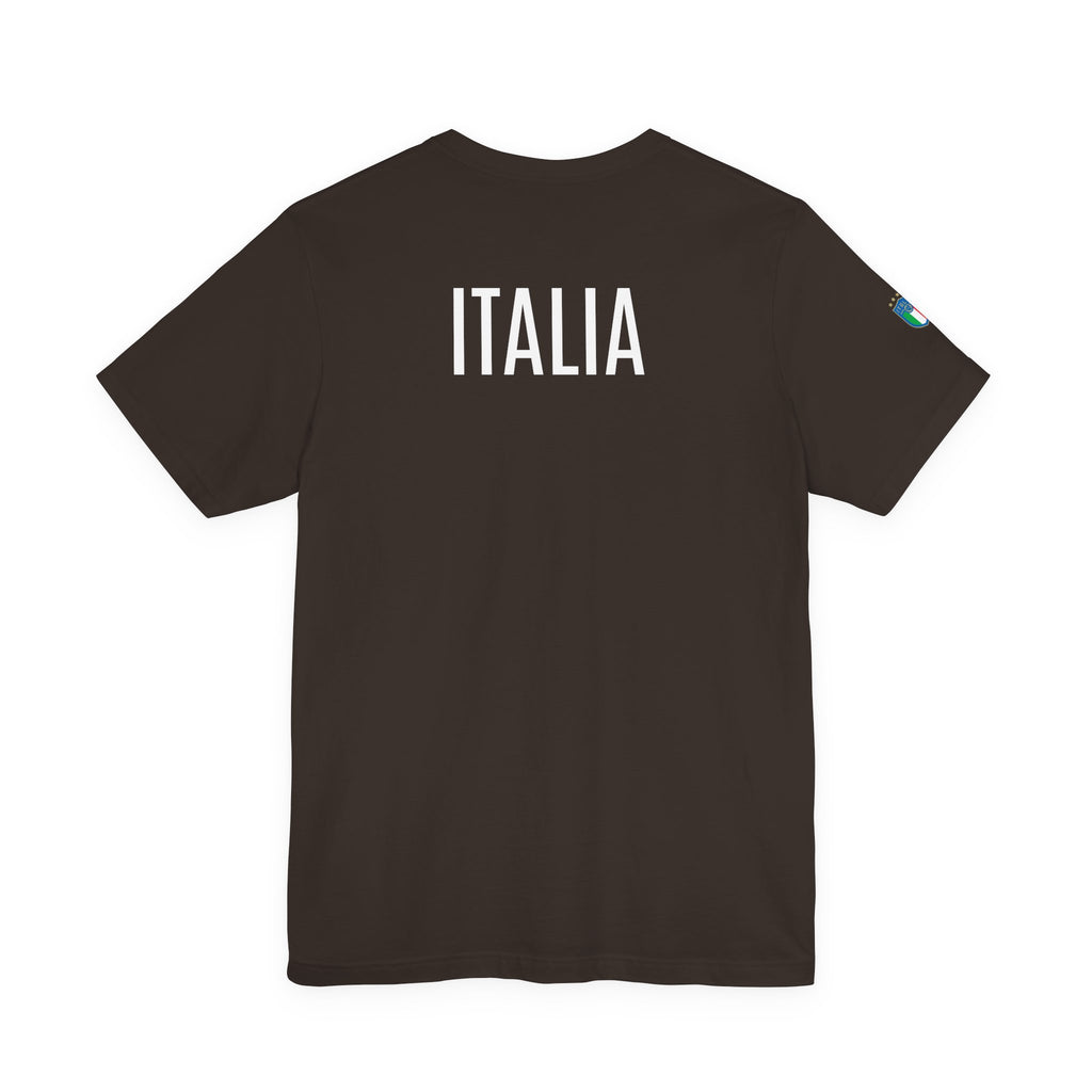 Italy Crest Tee  Italian Flag Shield T-Shirt