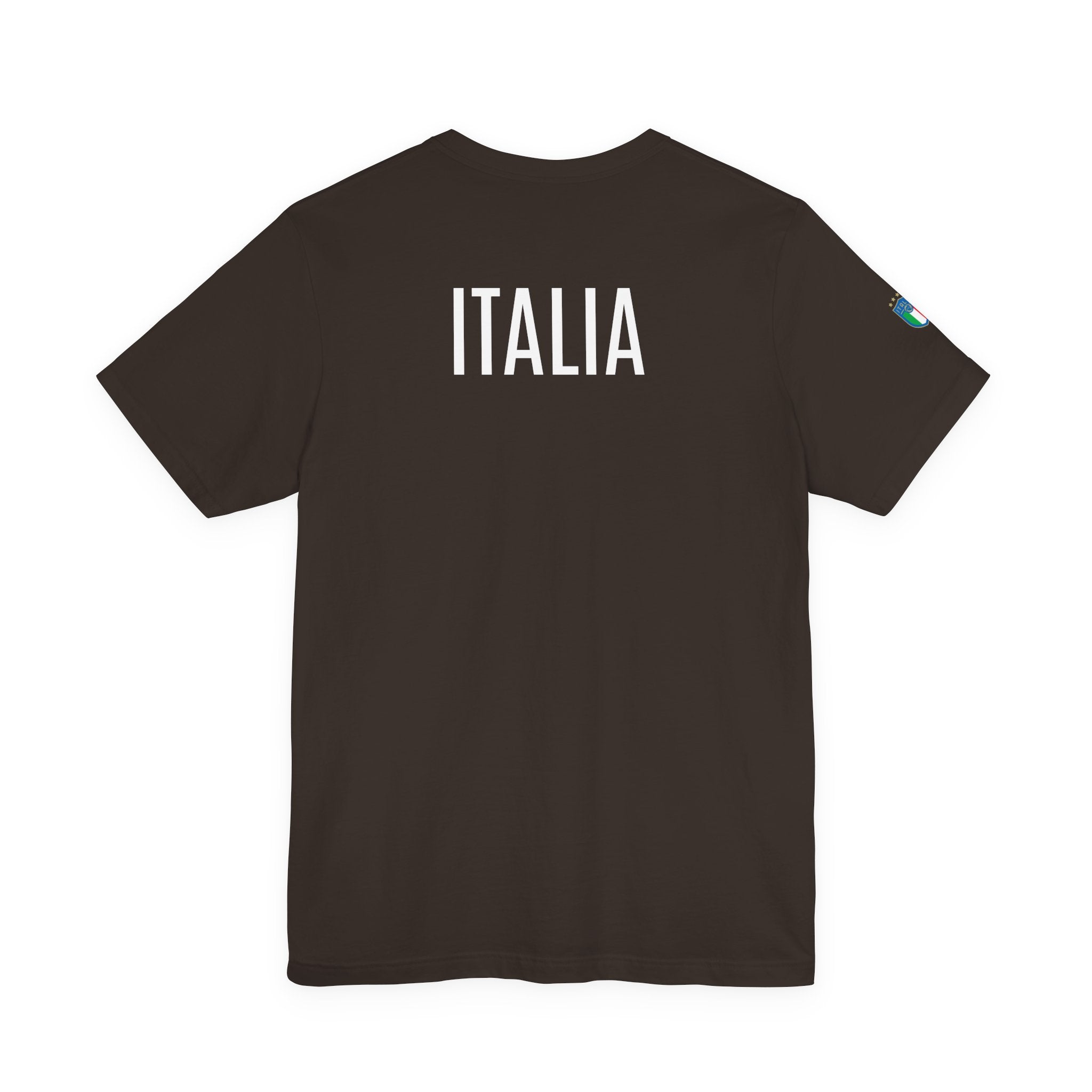 Italy Crest Tee  Italian Flag Shield T-Shirt