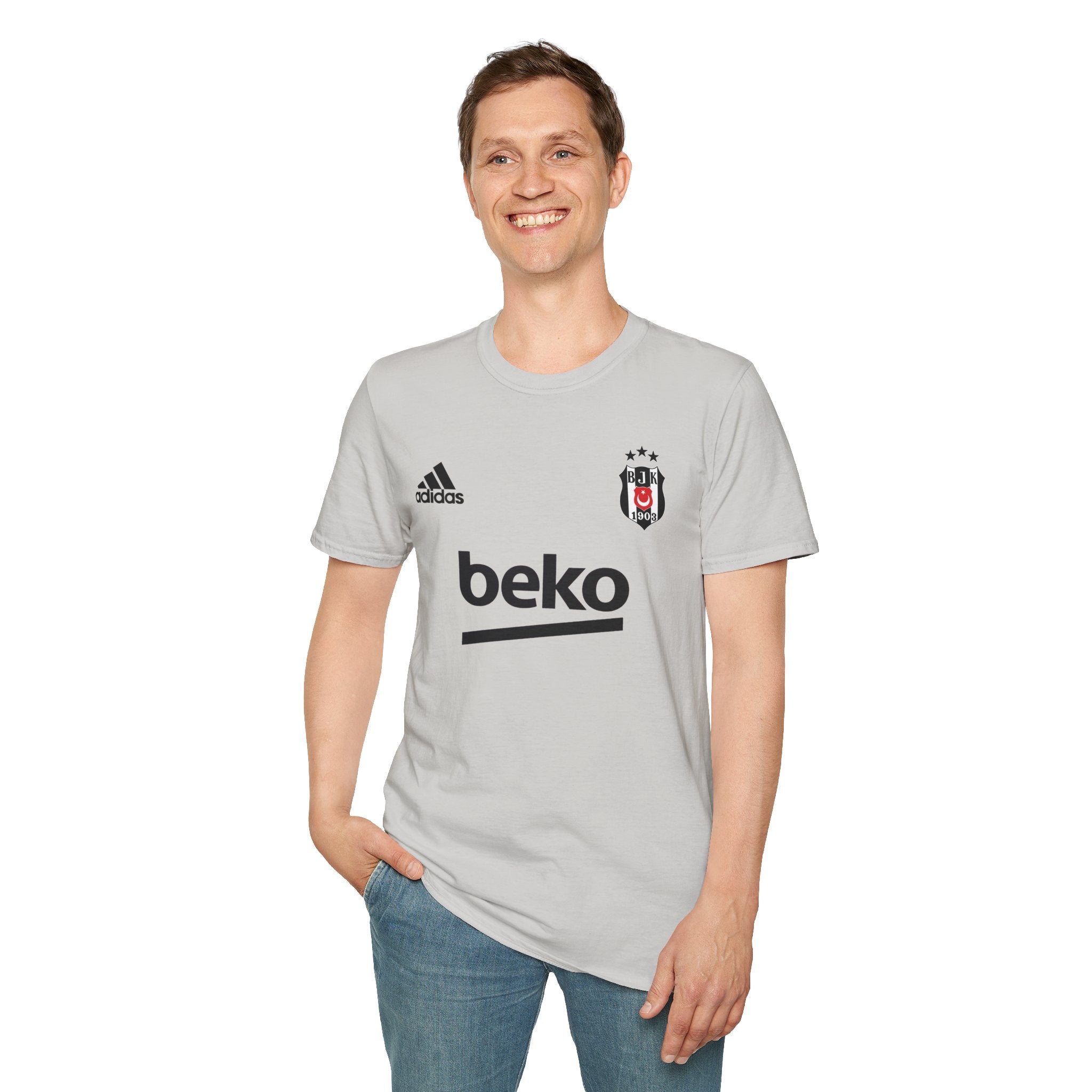 Besiktas Eagle T-Shirt  Football Club Crest Tee soccer jersey