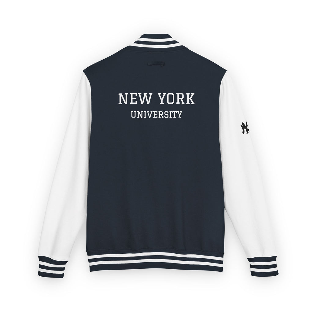New York Letterman Jacket Varsity Style Red & White Baseball Jacket
