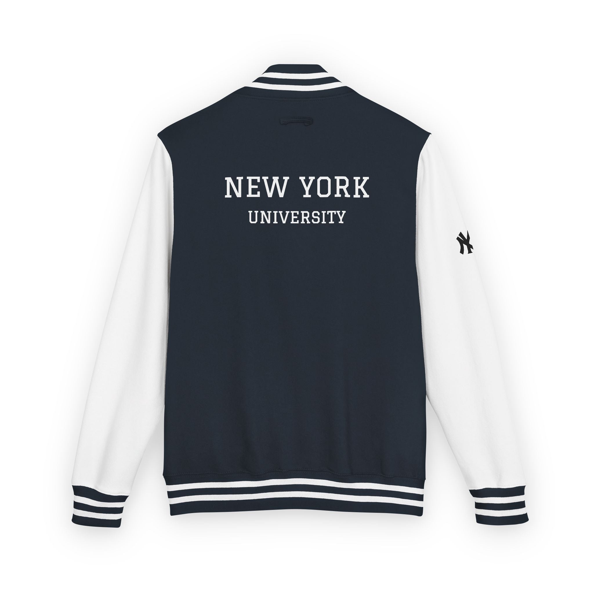New York Letterman Jacket Varsity Style Red & White Baseball Jacket