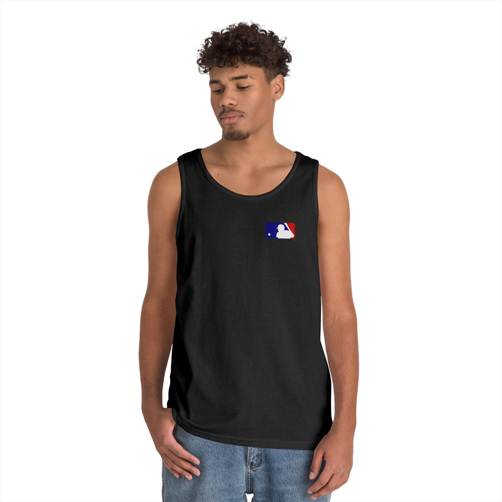 Baseball Glove Tank Top  Vintage Mitt & Ball Graphic