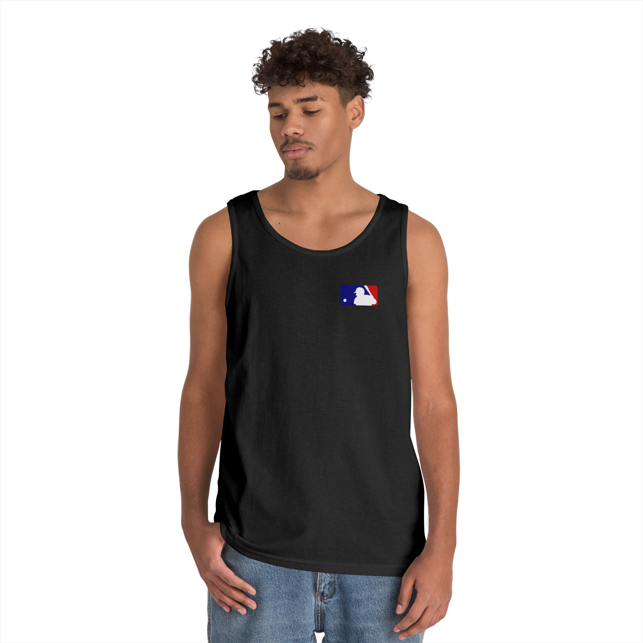 Baseball Glove Tank Top  Vintage Mitt & Ball Graphic