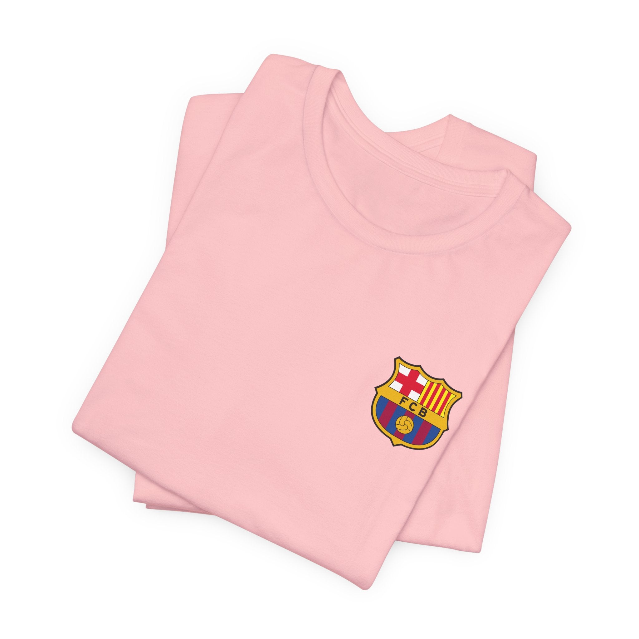 Barcelona Crest T‑Shirt  Minimal Football Fan Tee