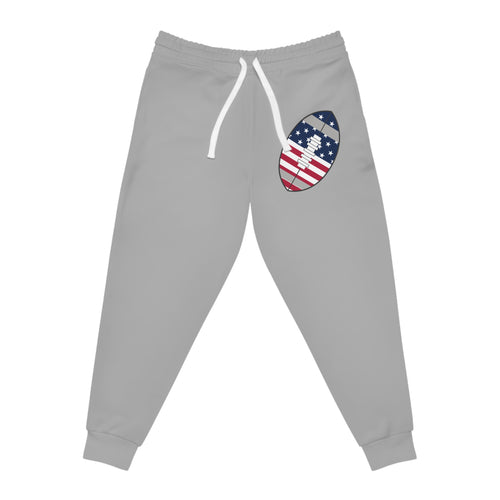 American Flag Football Joggers  Patriotic Athletic Sweatpants